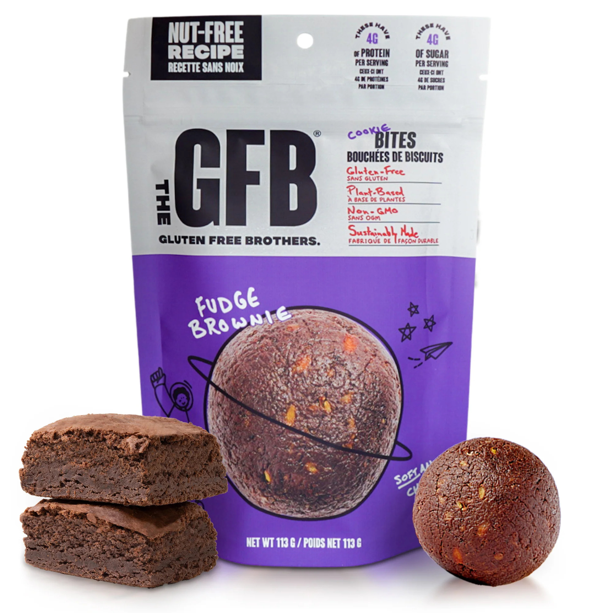 The Gluten Free Brothers - Fudge Brownie Bites - 113g