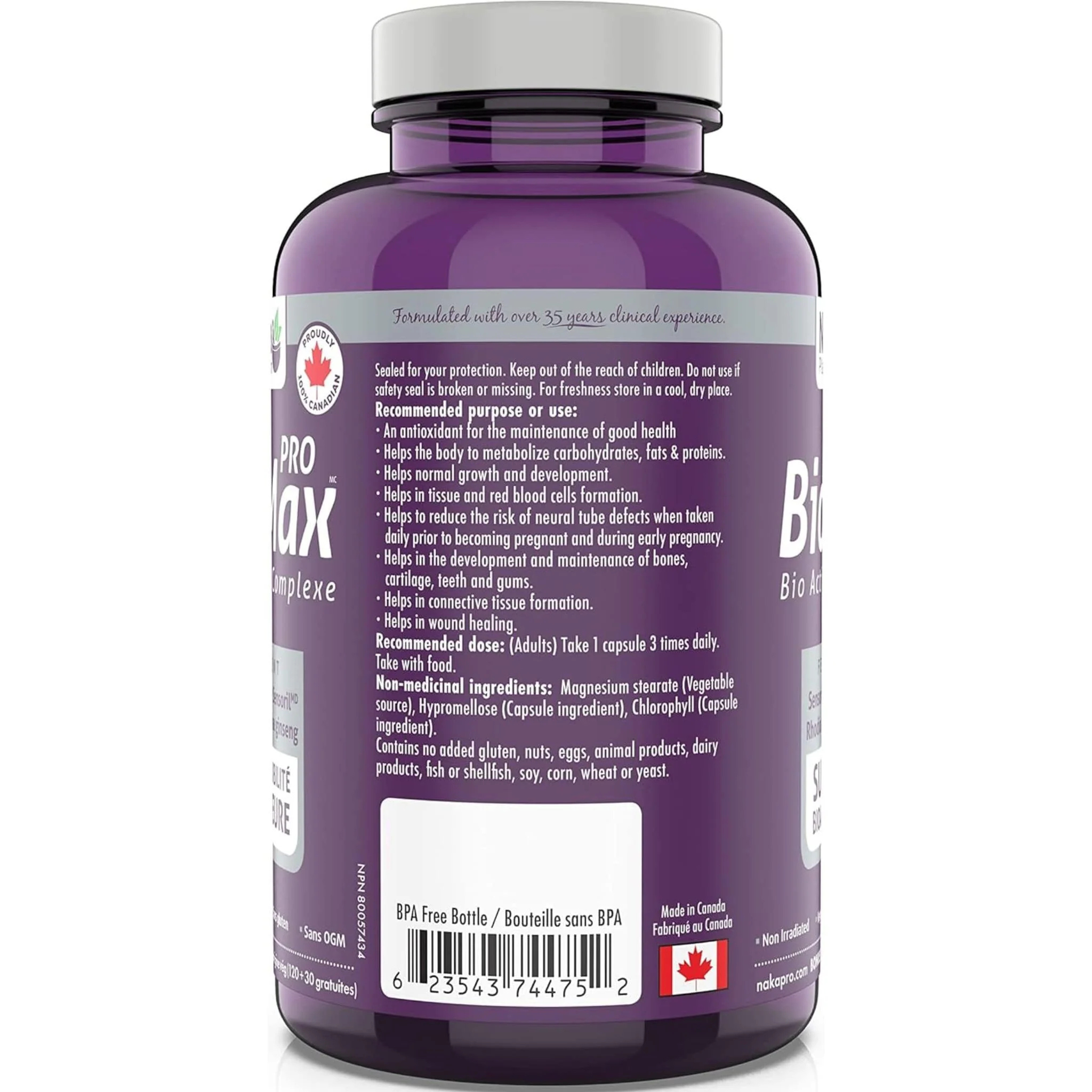 Naka - Pro BioMax - 150 Veg Capsules