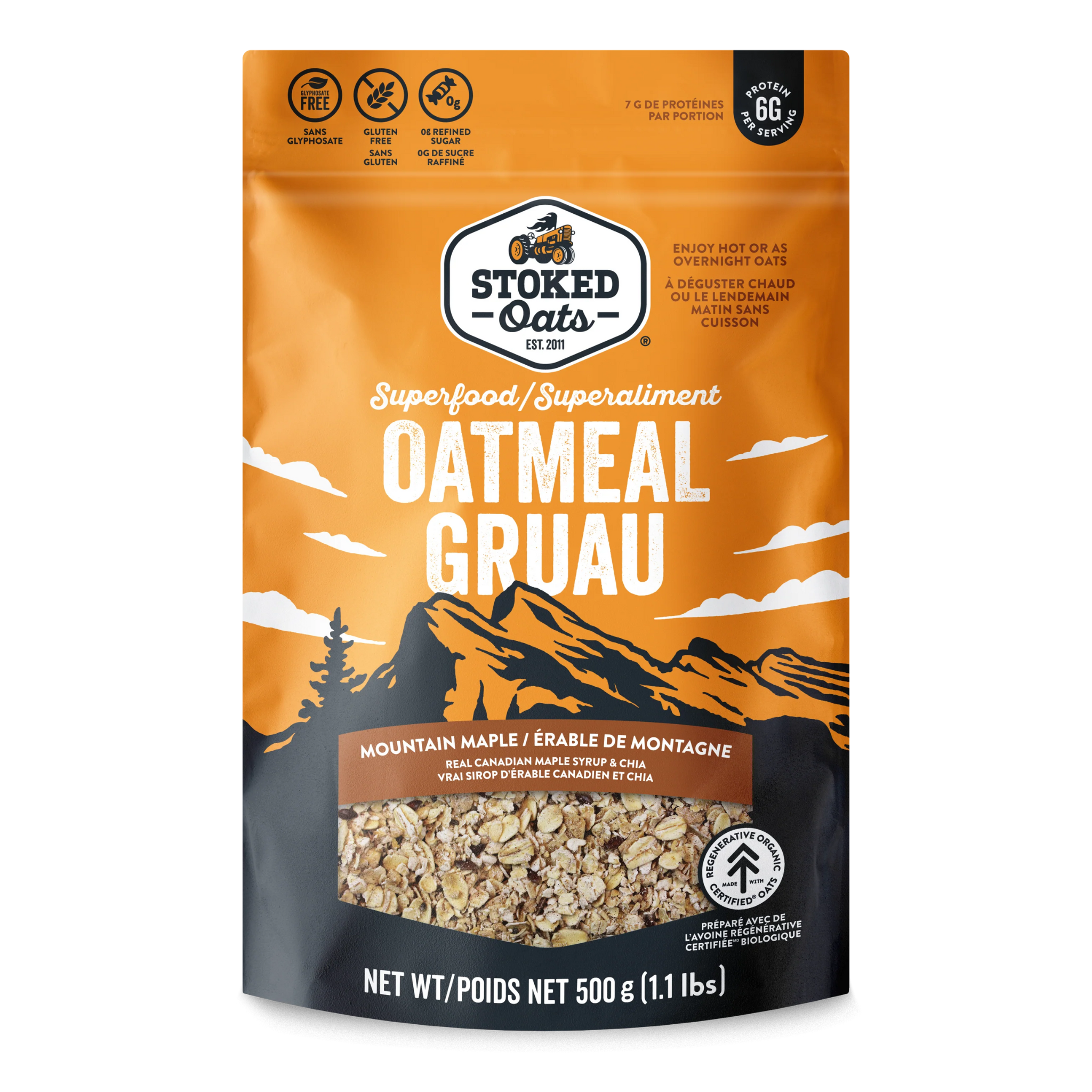 Stoked Oats - Superfood Oatmeal Blend Mountain Maple - 500g