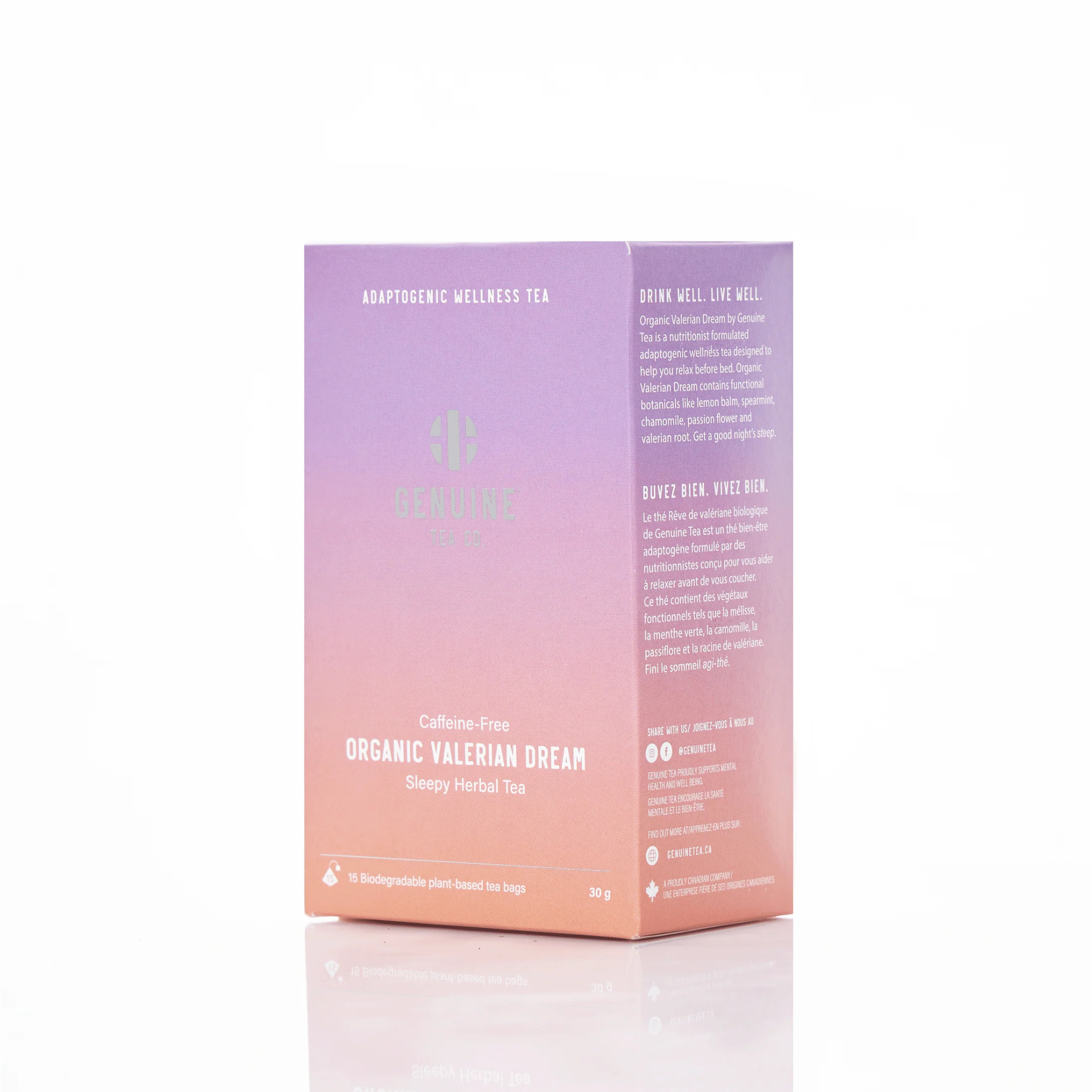 Genuine Tea - Organic Valerian Dream - 15 Tea Bags