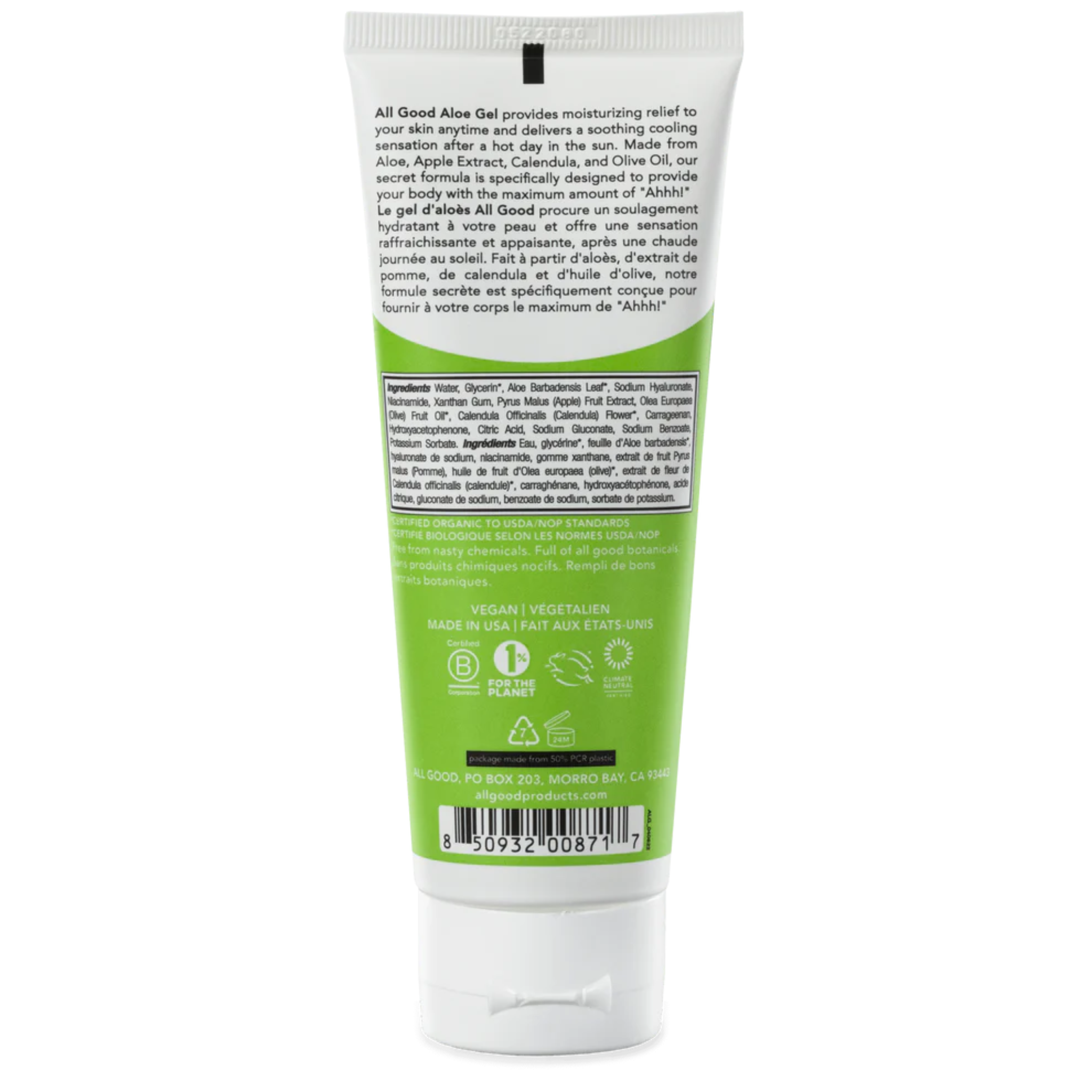 All Good - Soothing Aloe Gel - 109ML