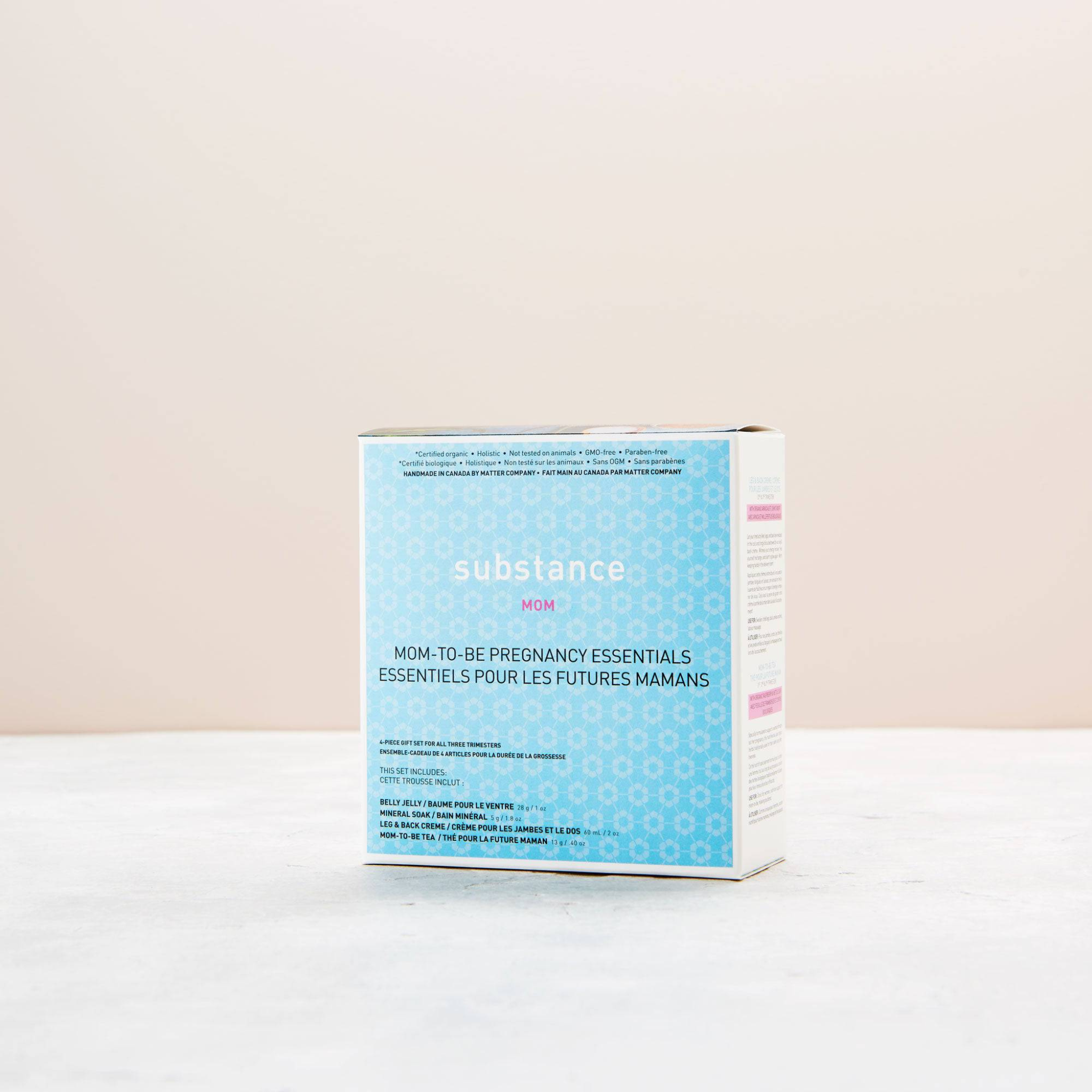 Substance - Mom To Be Pregnancy Essentials - 4 Piece Set