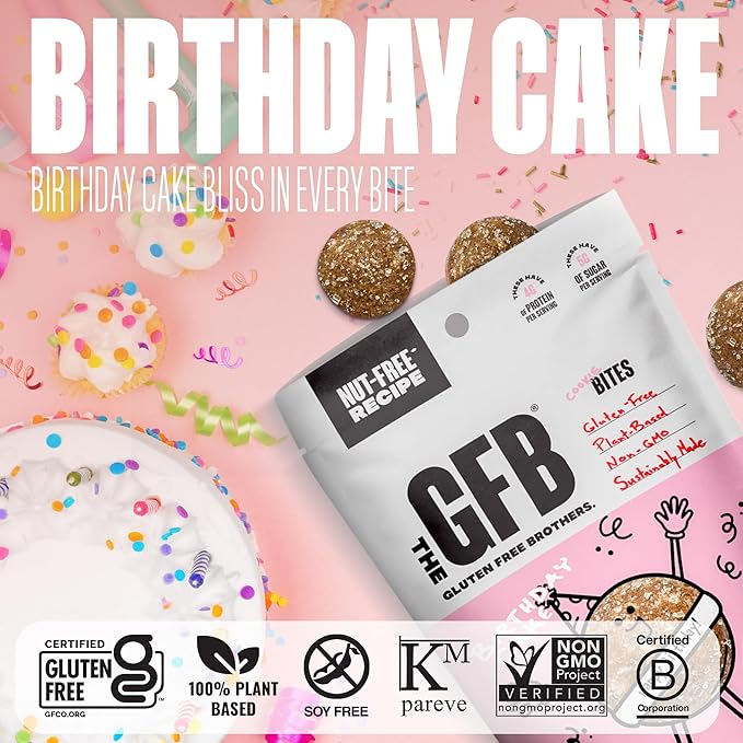 The Gluten Free Brothers - Birthday Cake Bites - 113g