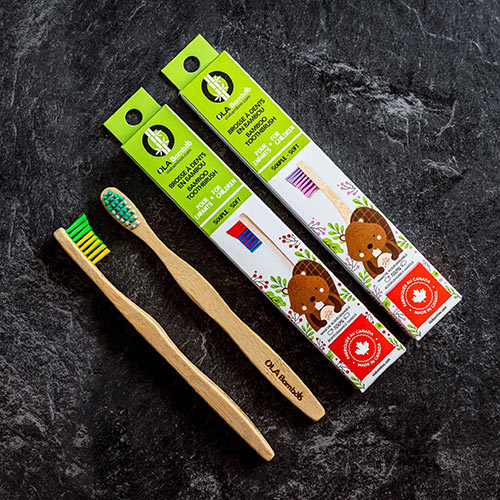 OLA Bamboo - Kids Bamboo Toothbrush - Soft