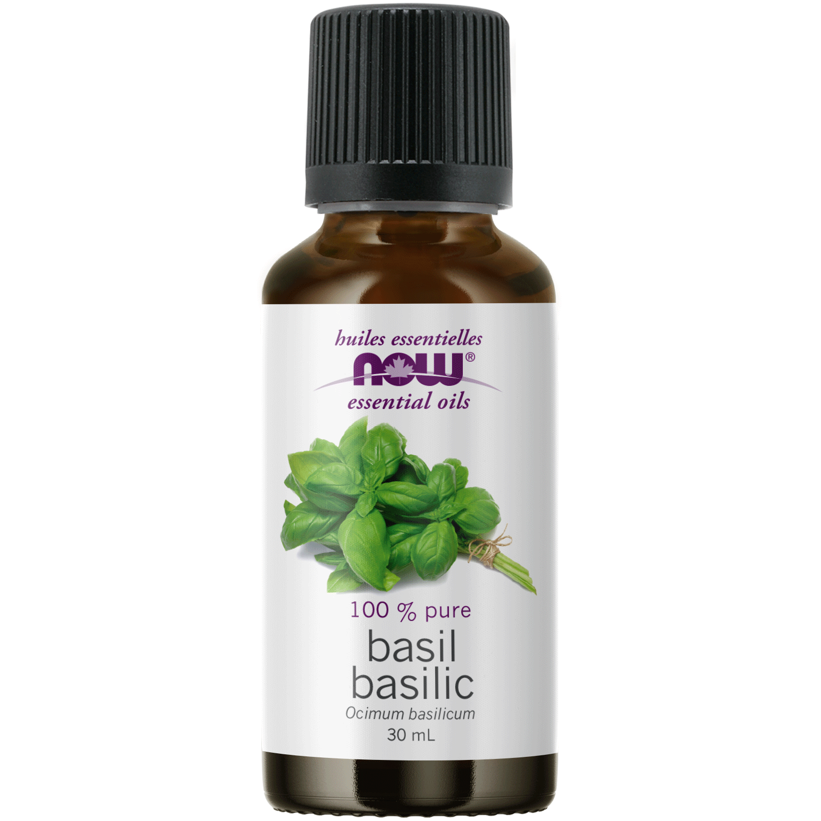 Now - Basil Essential Oil - 30mL (DSLM)