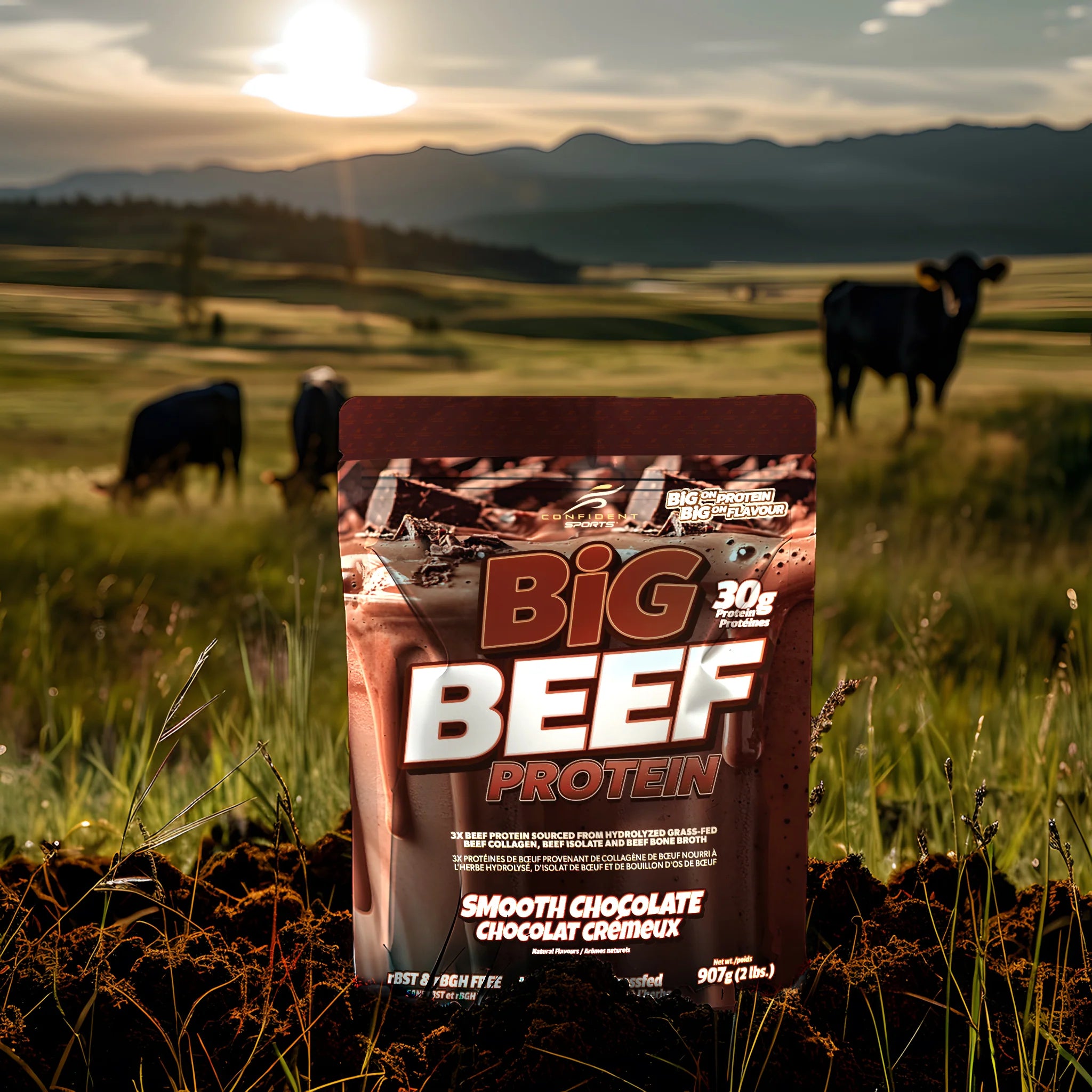 Confident Sports - Big Beef Protein - 907g