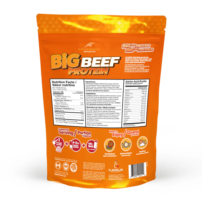 Confident Sports - Big Beef Protein - 907g