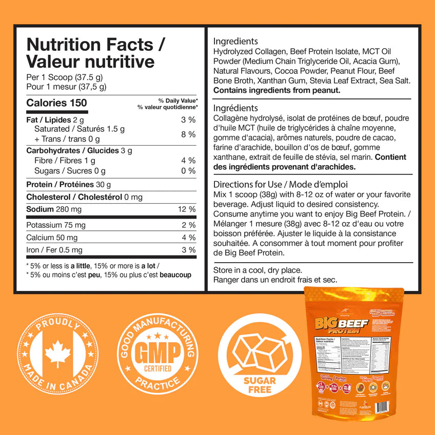 Confident Sports - Big Beef Protein - 907g