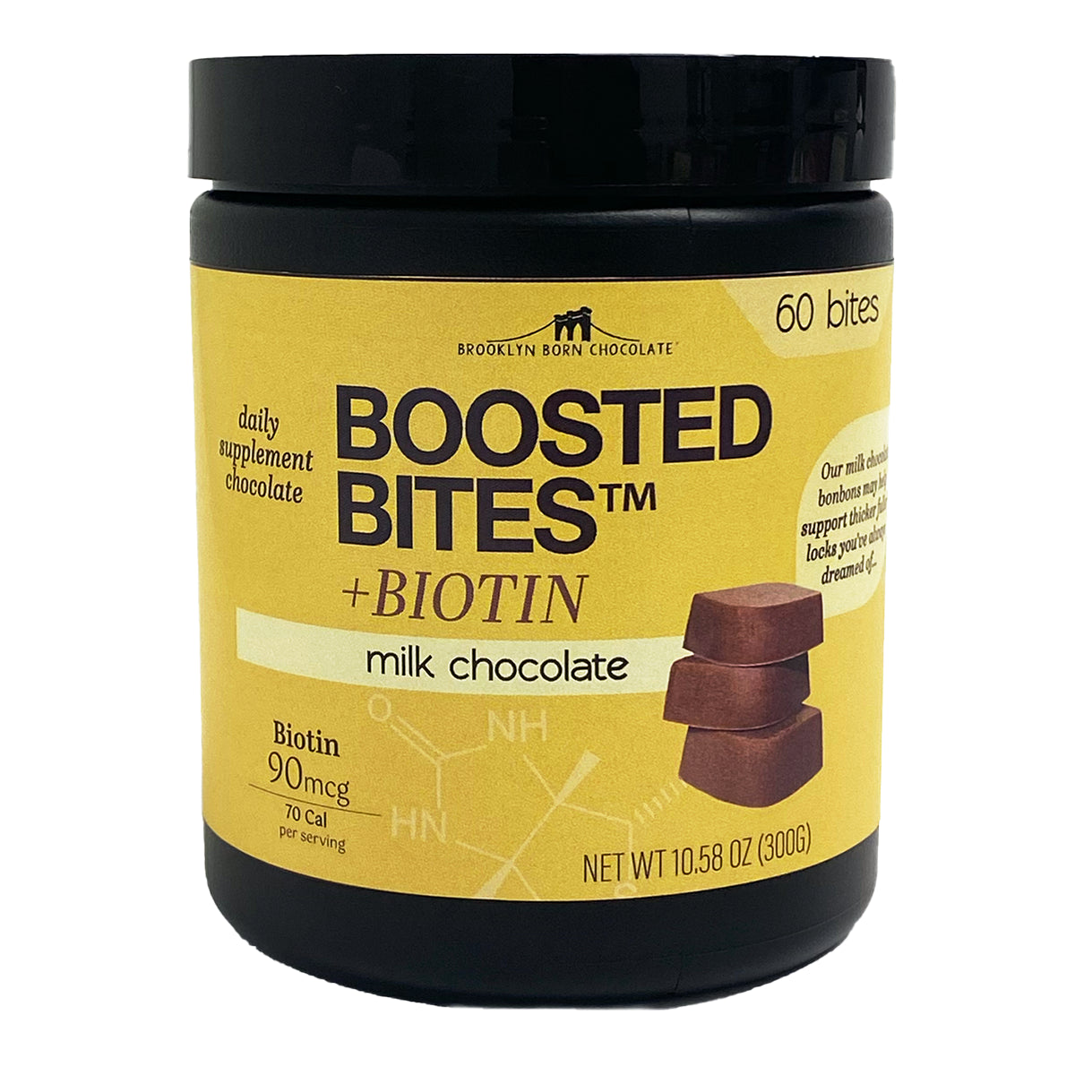 Brooklyn Born Chocolate - Boosted Bites +Biotin Milk Chocolate