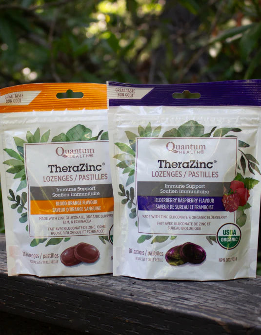Quantum Health - Therazinc Blood Orange - 18 Lozenges