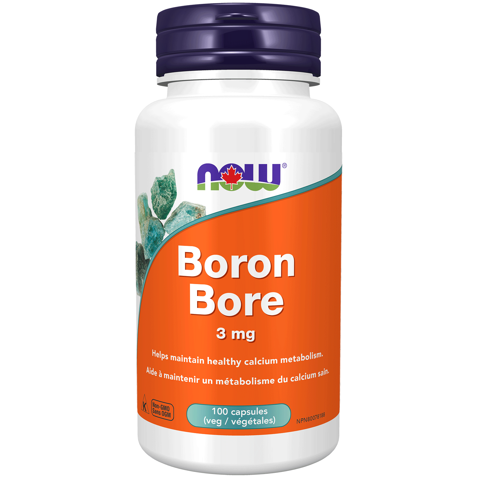 Now - Boron - 3mg 100 Veg Capsules