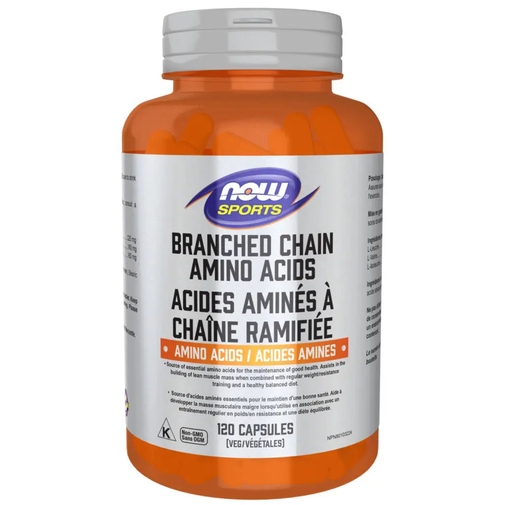 Now Sports - Branched Chain Amino Acids - 120 Veg Capsules