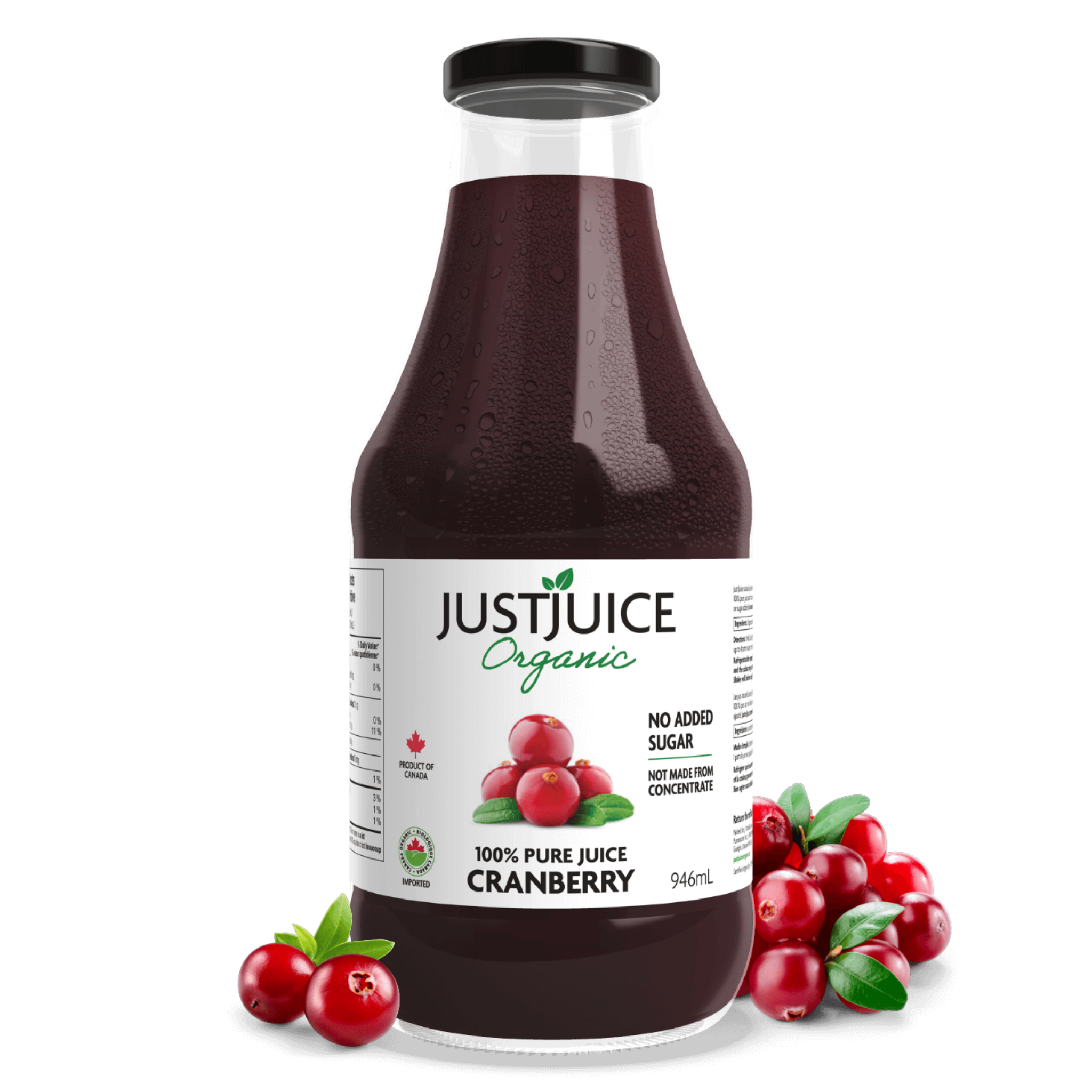 Just Juice - Organic Cranberry Juice - 946ml