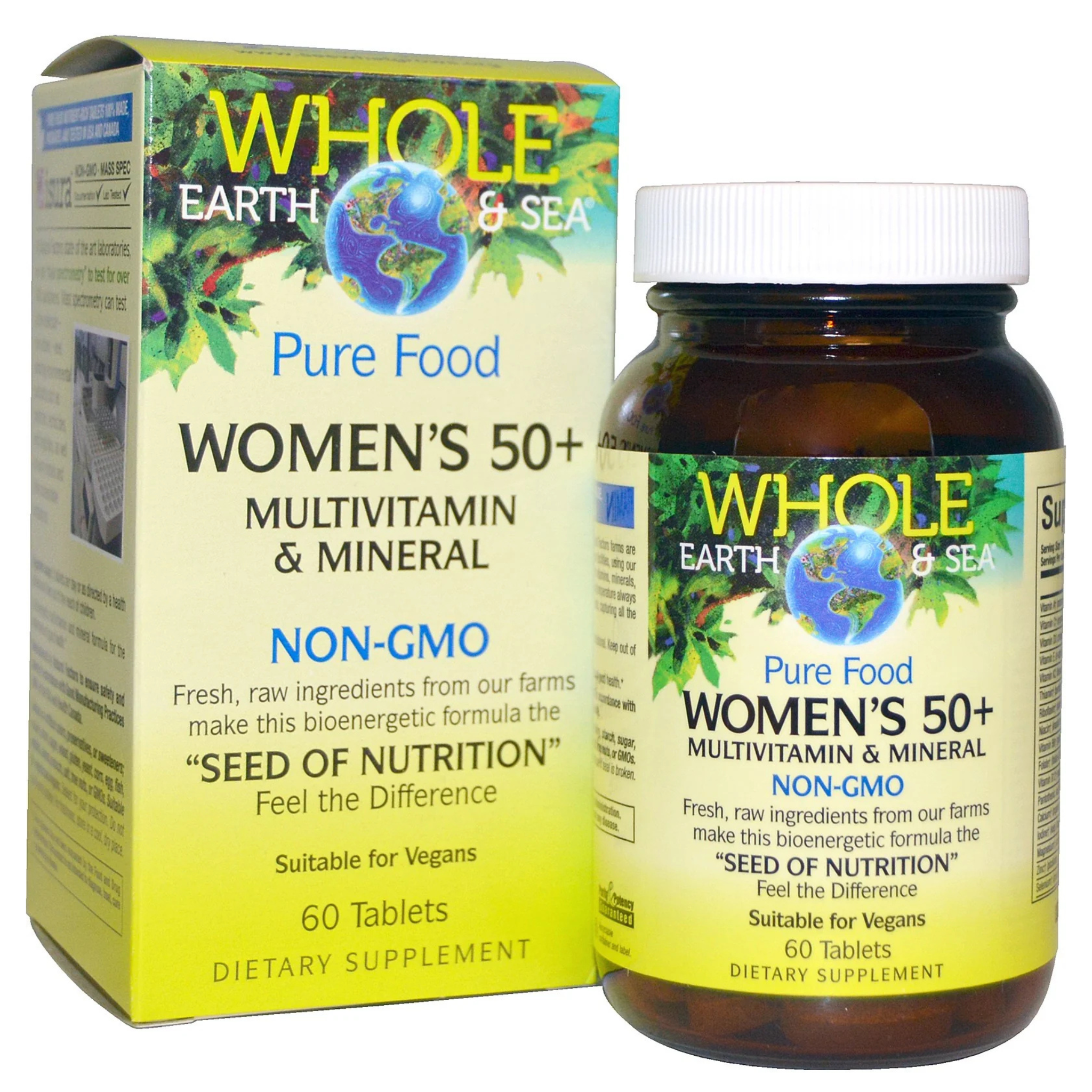 Whole Earth & Sea - Women's 50+ Multivitamin & Mineral - Tablets