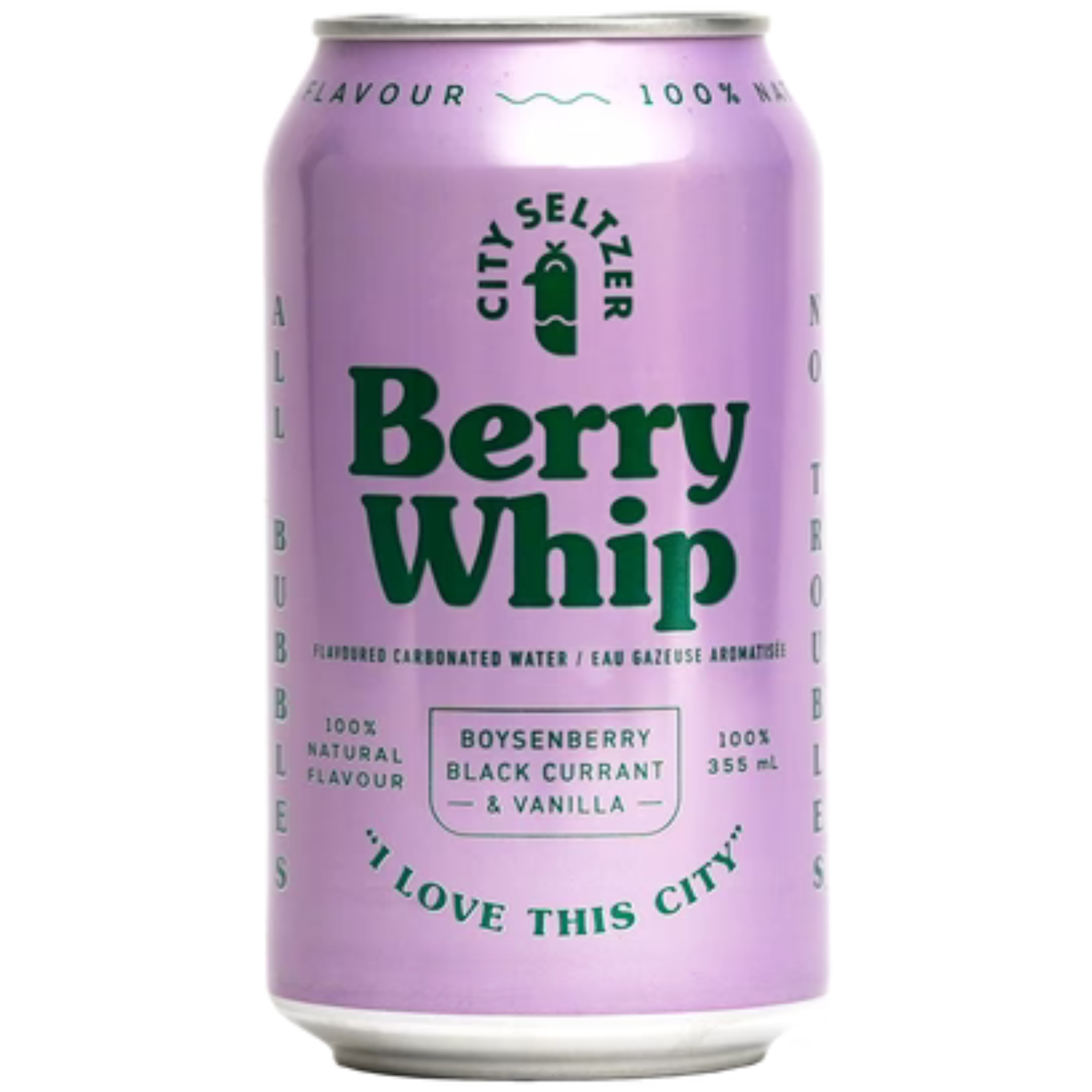 City Seltzer - Flavoured Carbonated Water - 355ml