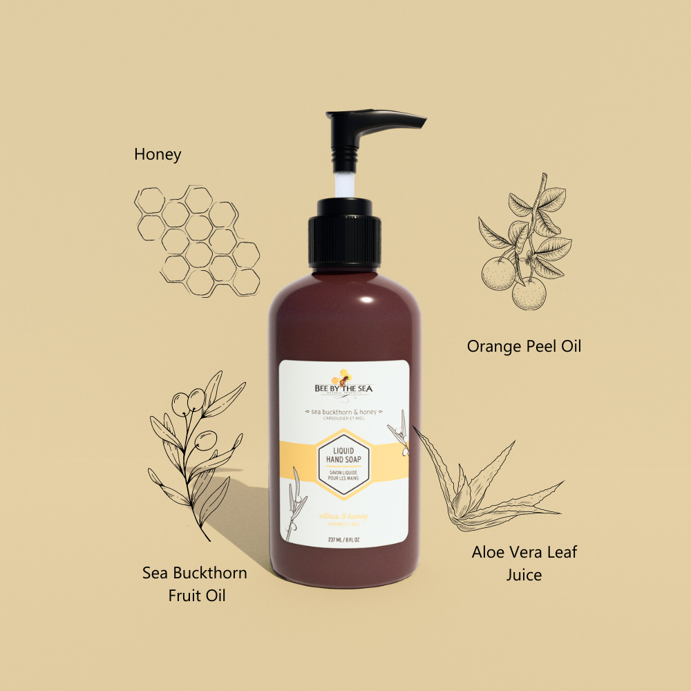 Bee By The Sea - Liquid Hand Soap Citrus & Honey - 237ml