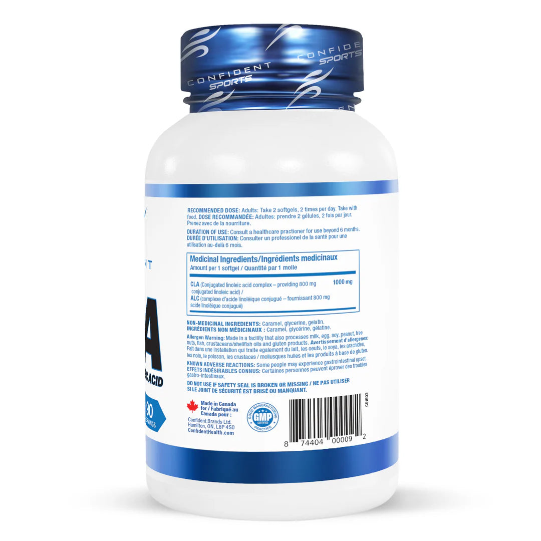 Confident Sports - CLA - 1000mg 90 Capsules