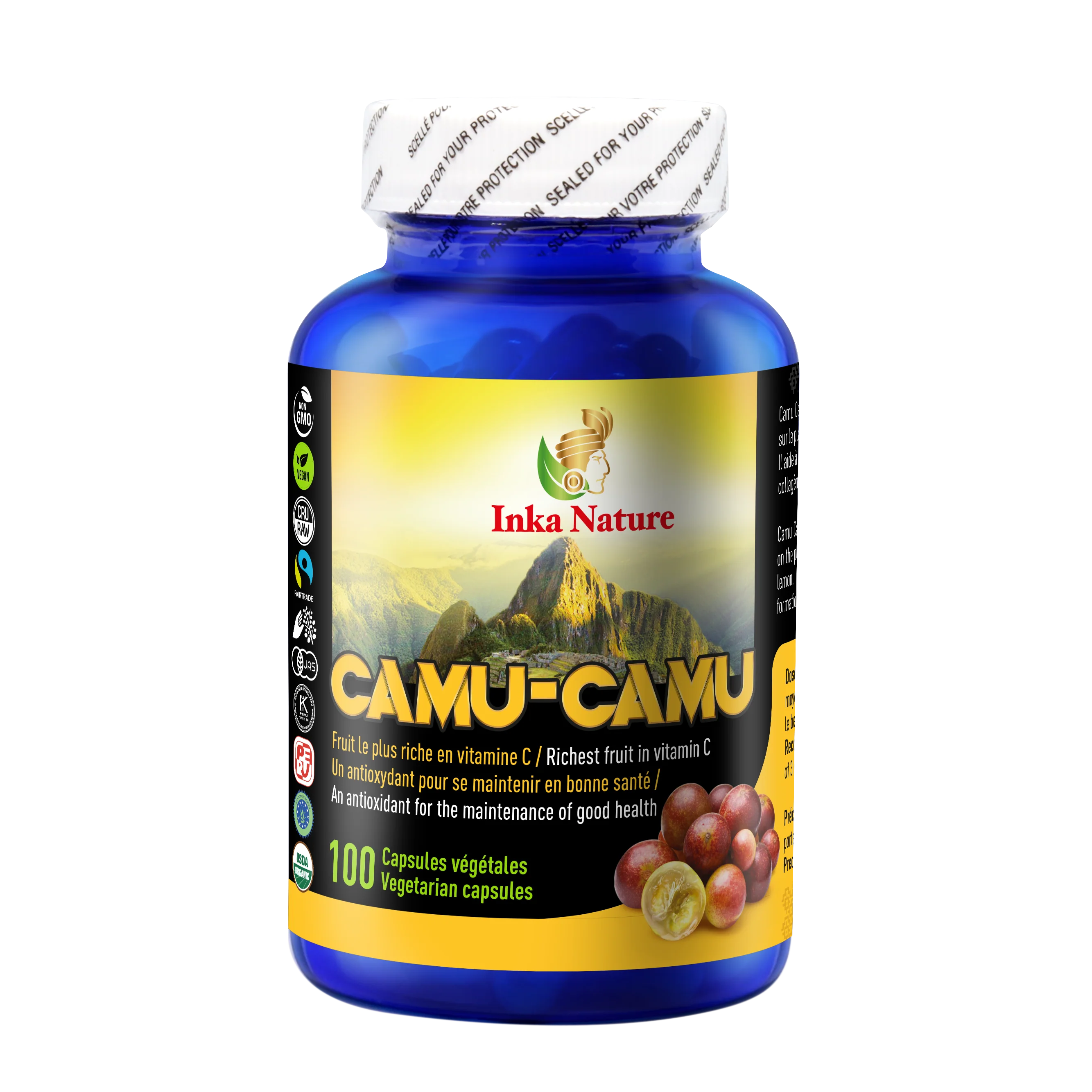 Inka Nature - Camu Camu Capsules 100 Veg Capsules