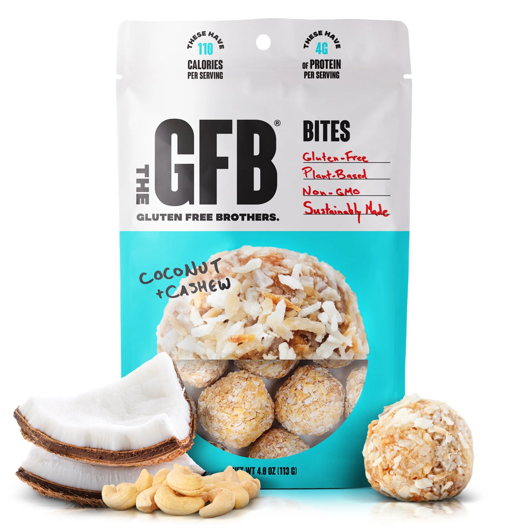 The Gluten Free Brothers - Coconut Cashew Bites - 113g
