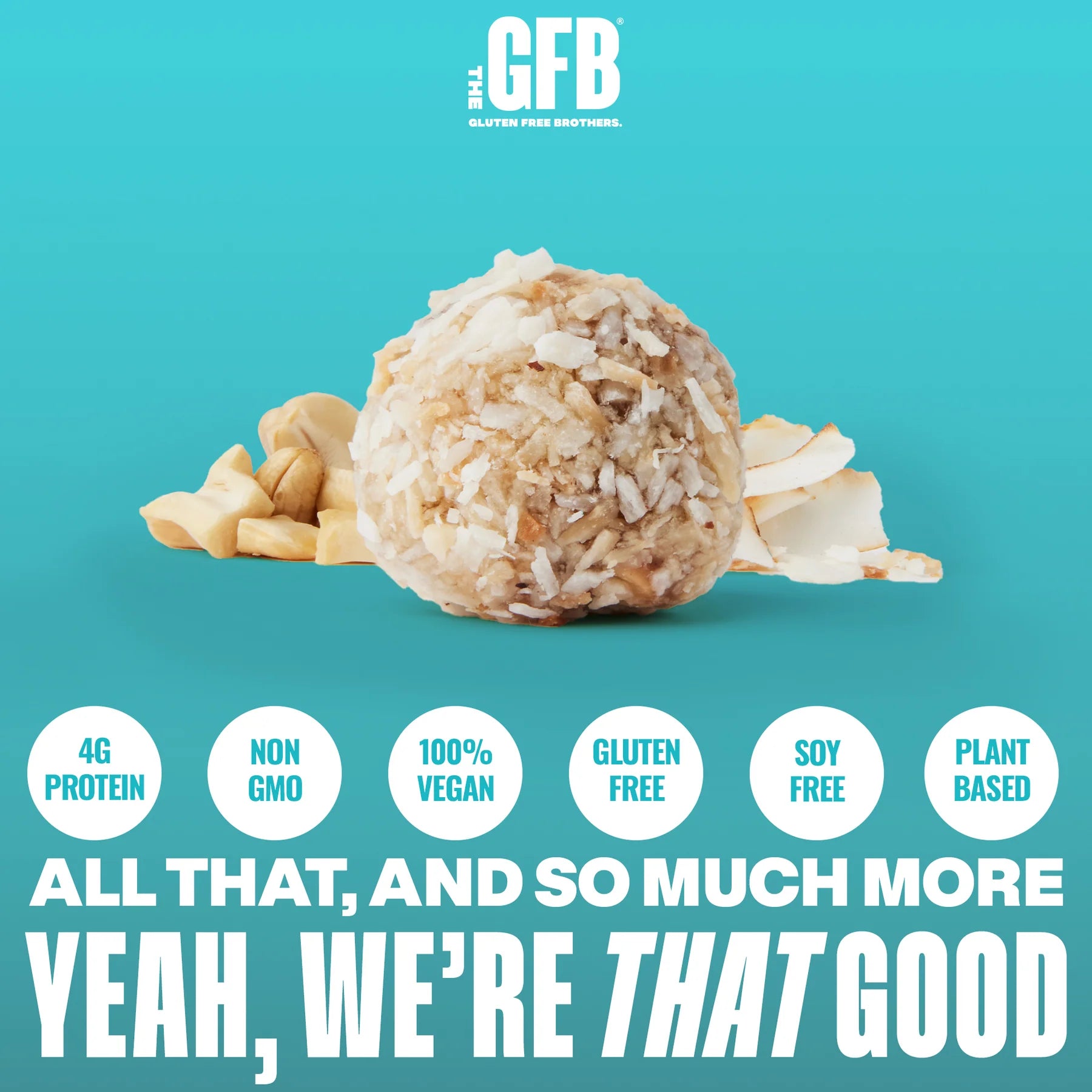 The Gluten Free Brothers - Coconut Cashew Bites - 113g