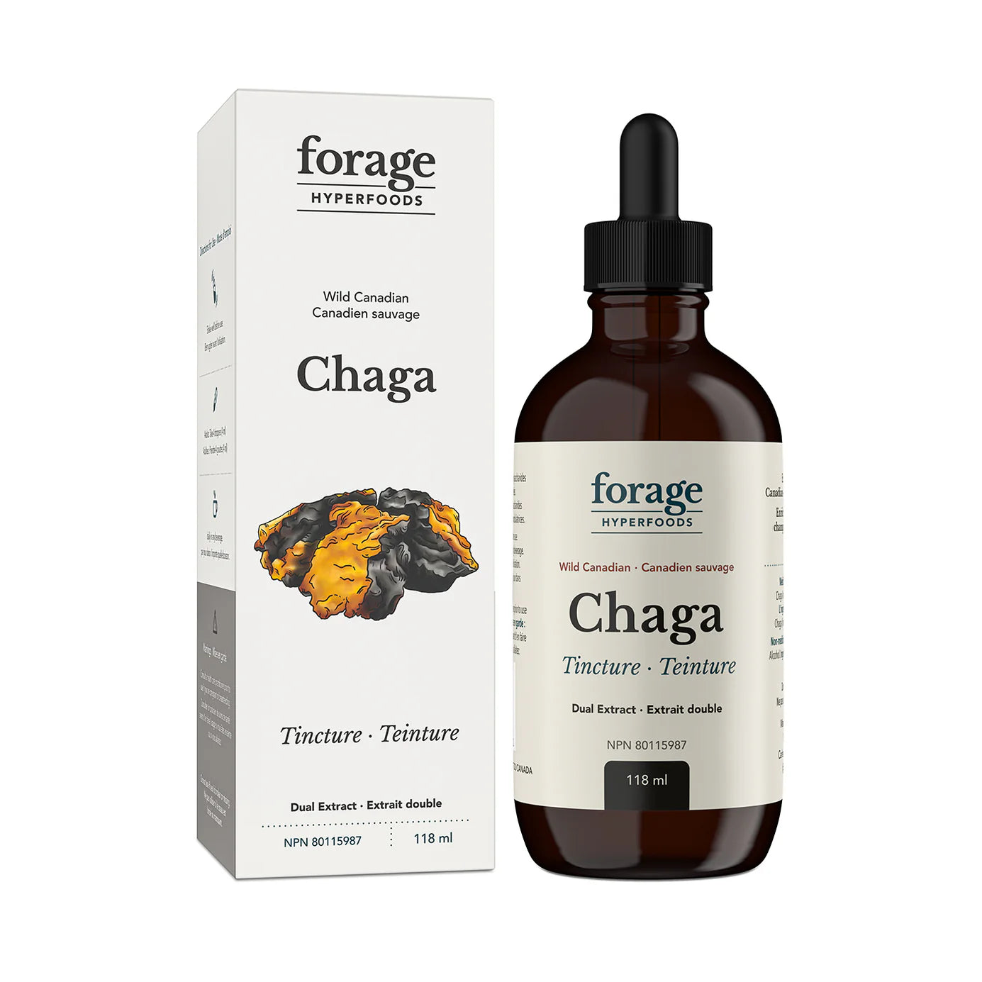 Forage Hyperfoods - Chaga Tincture - 118ml (DSLM)