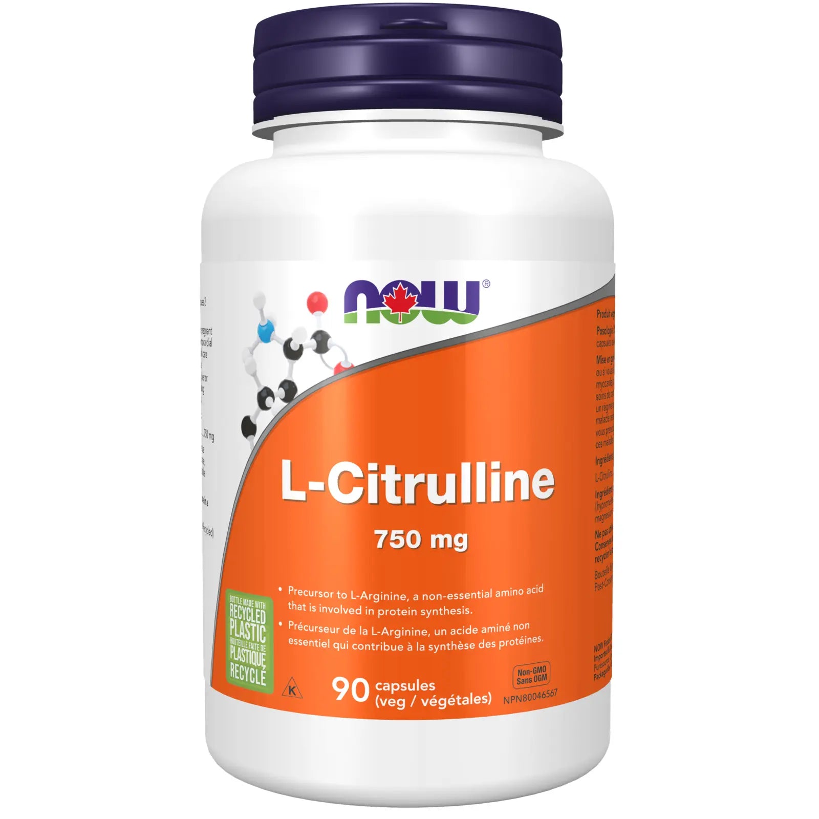 Now - L- Citrulline - 750mg 90 Veg Capsules