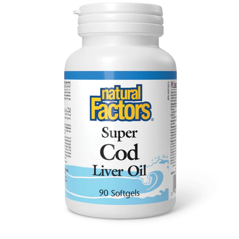 Natural Factors - Super Cod Liver Oil - 90 Softgels