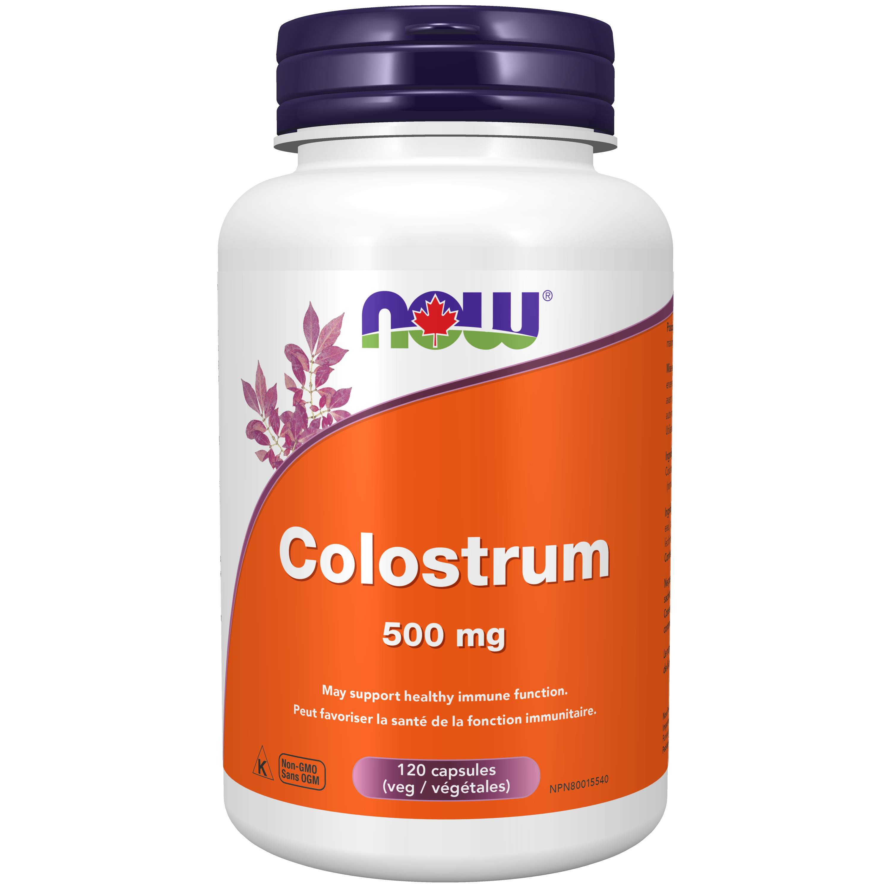 Now - Colostrum - 500mg 120 Veg Capsules
