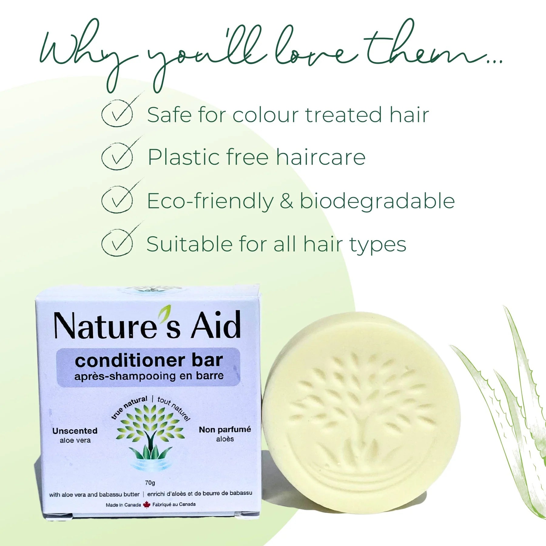 Nature's Aid - Conditioner Bar - 70g