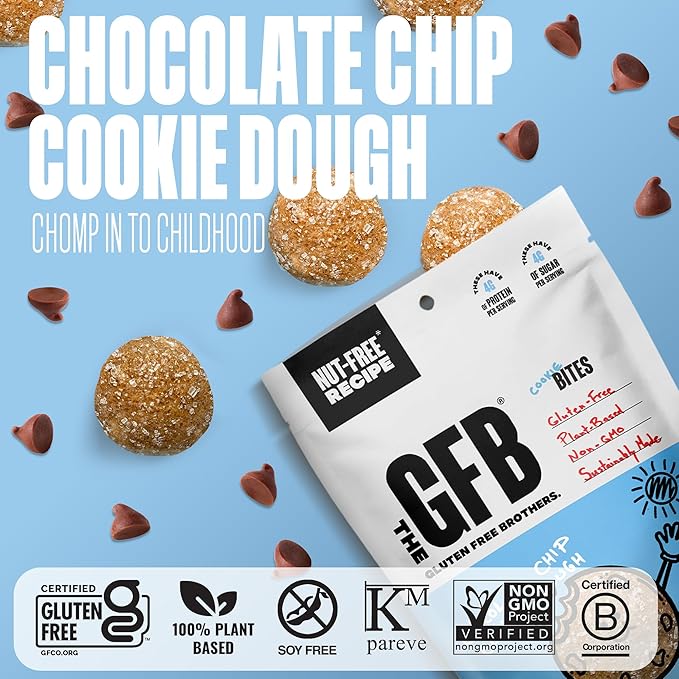 The Gluten Free Brothers - Chocolate Chip Cookie Dough Bites - 113g