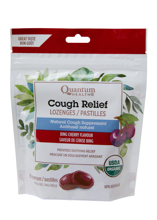 Quantum Health - Cough Relief Cherry - 18 Lozenges