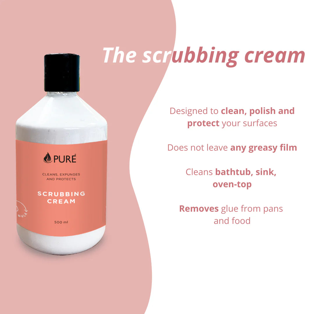 Pure Quemar - Scrubbing Cream - 500ml (with sponge)