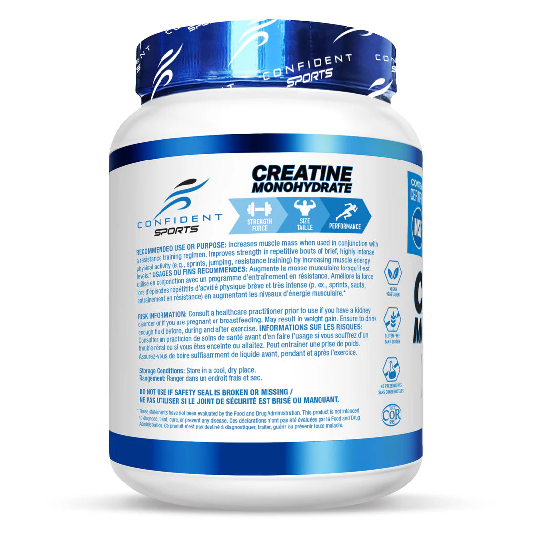 Confident Sports - Creatine Monohydrate