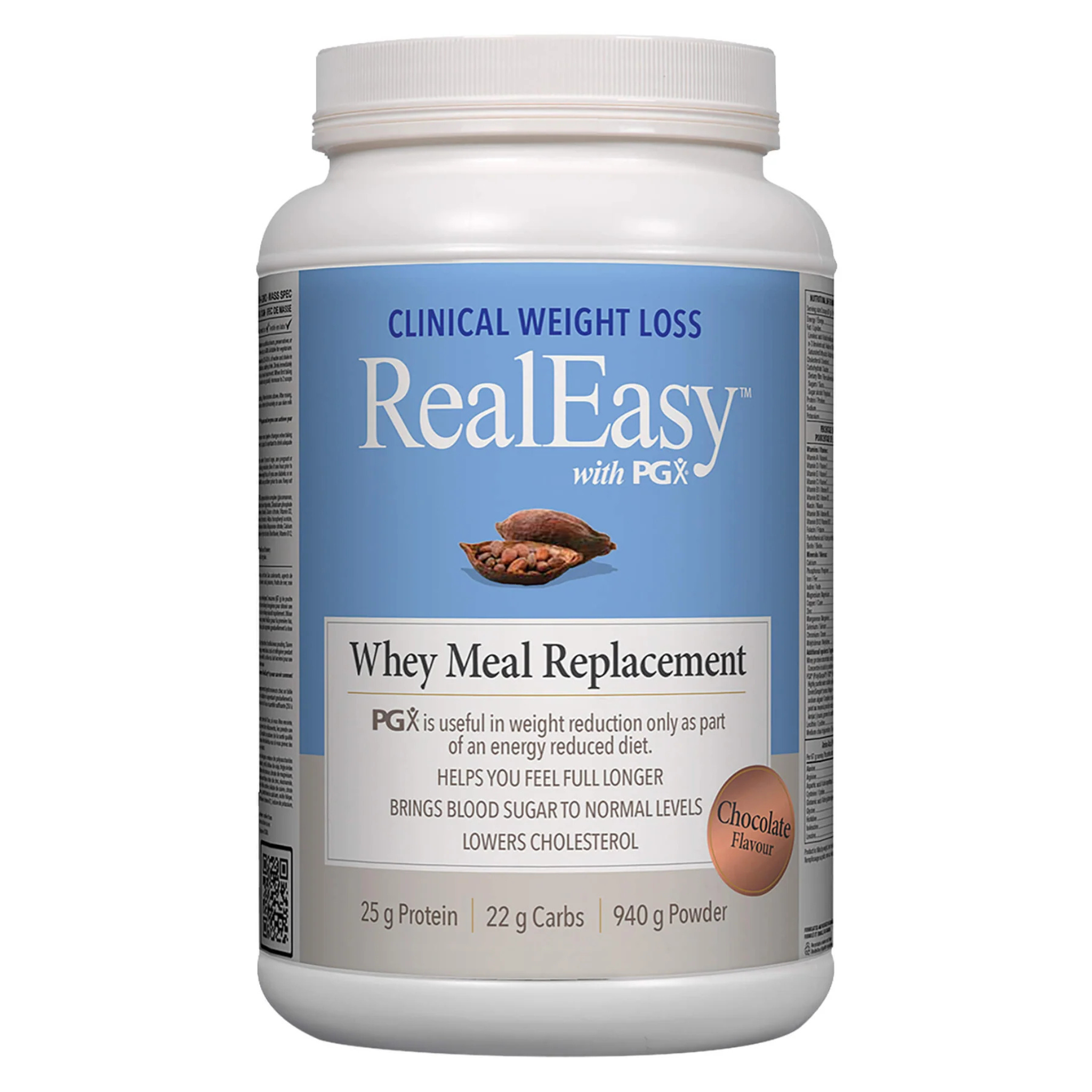 Real Easy - with PGX Vegan Meal Replacement Protein Powder - 855g