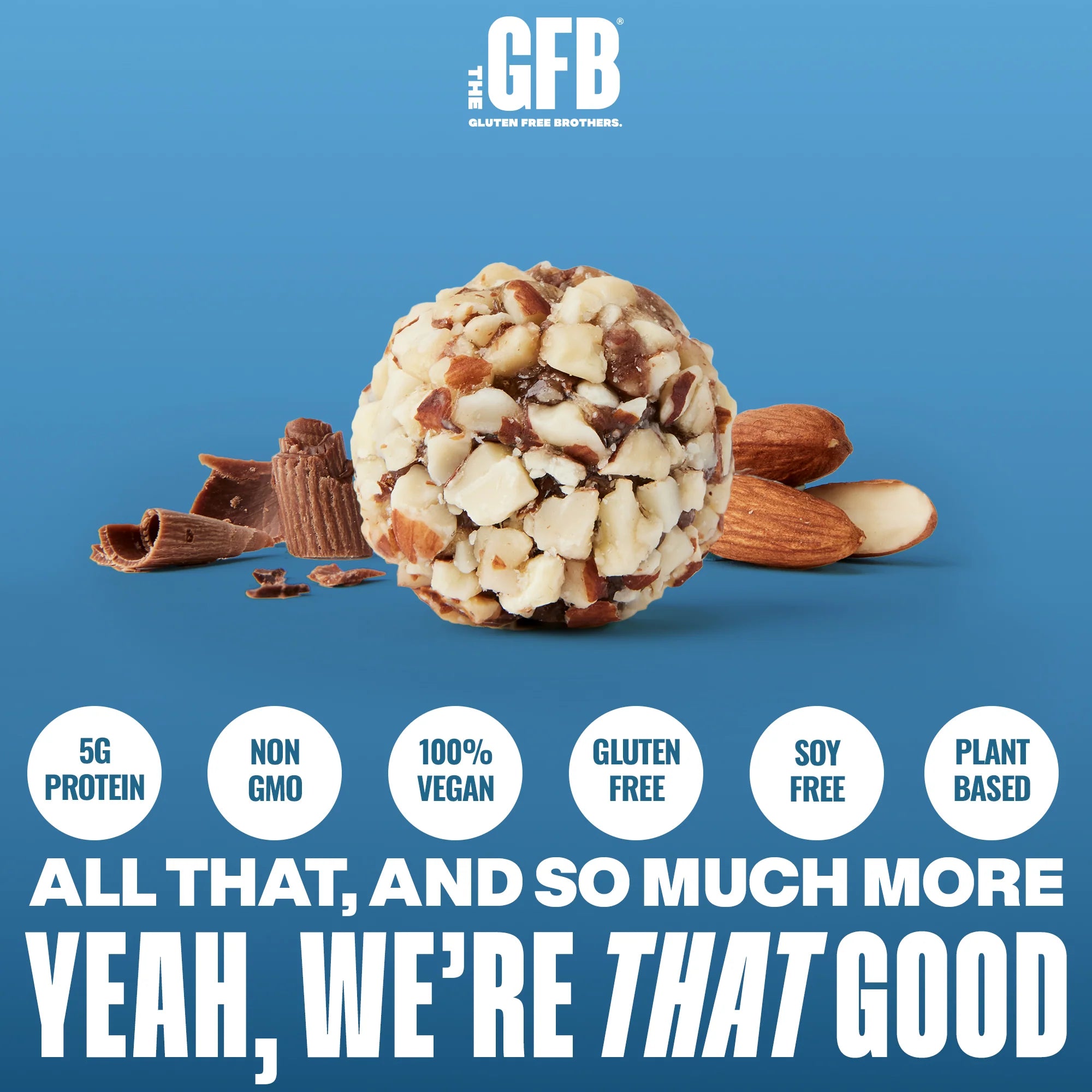 The Gluten Free Brothers - Dark Chocolate Almond Bites - 113g