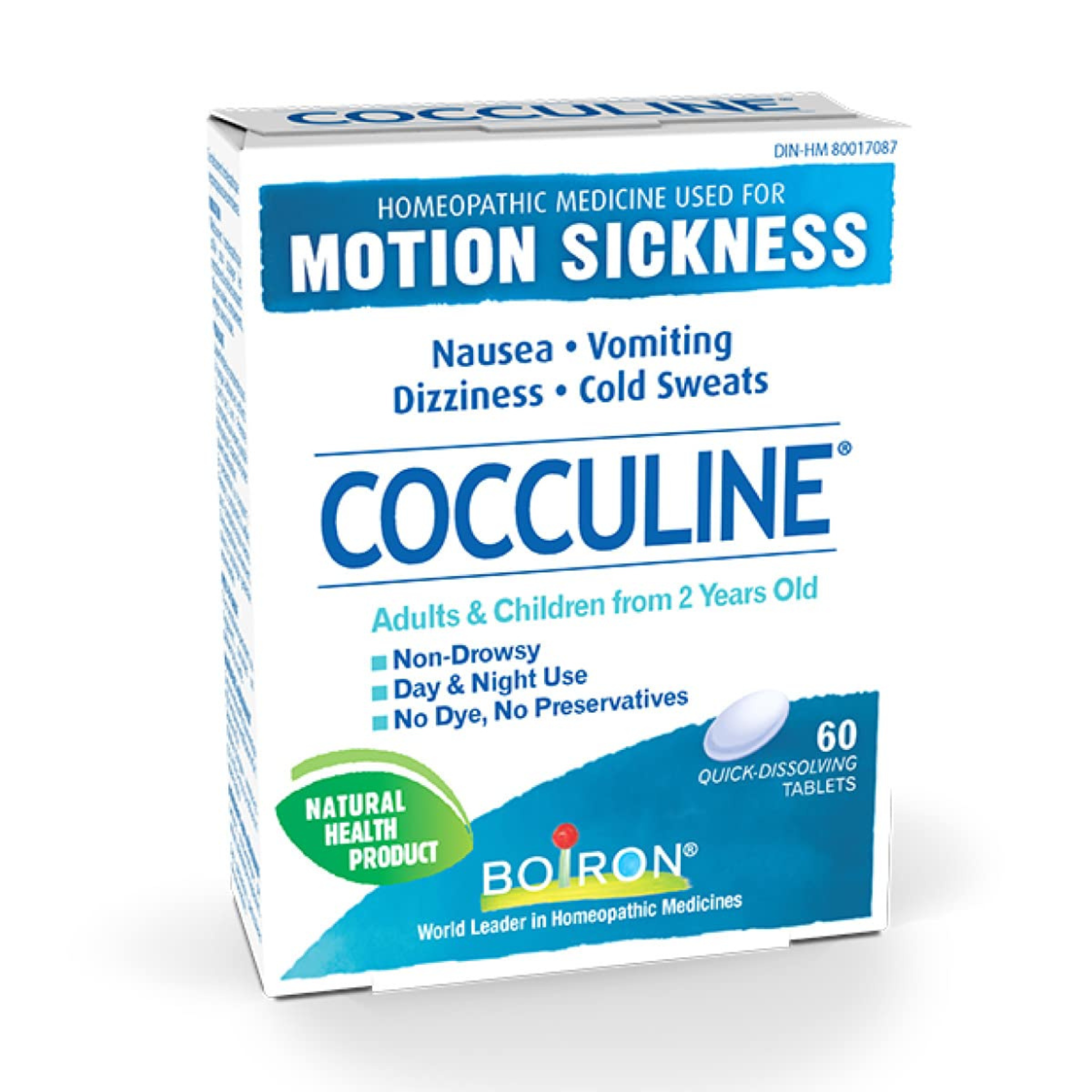 Boiron - Cocculine Motion Sickness - 60 Tablets