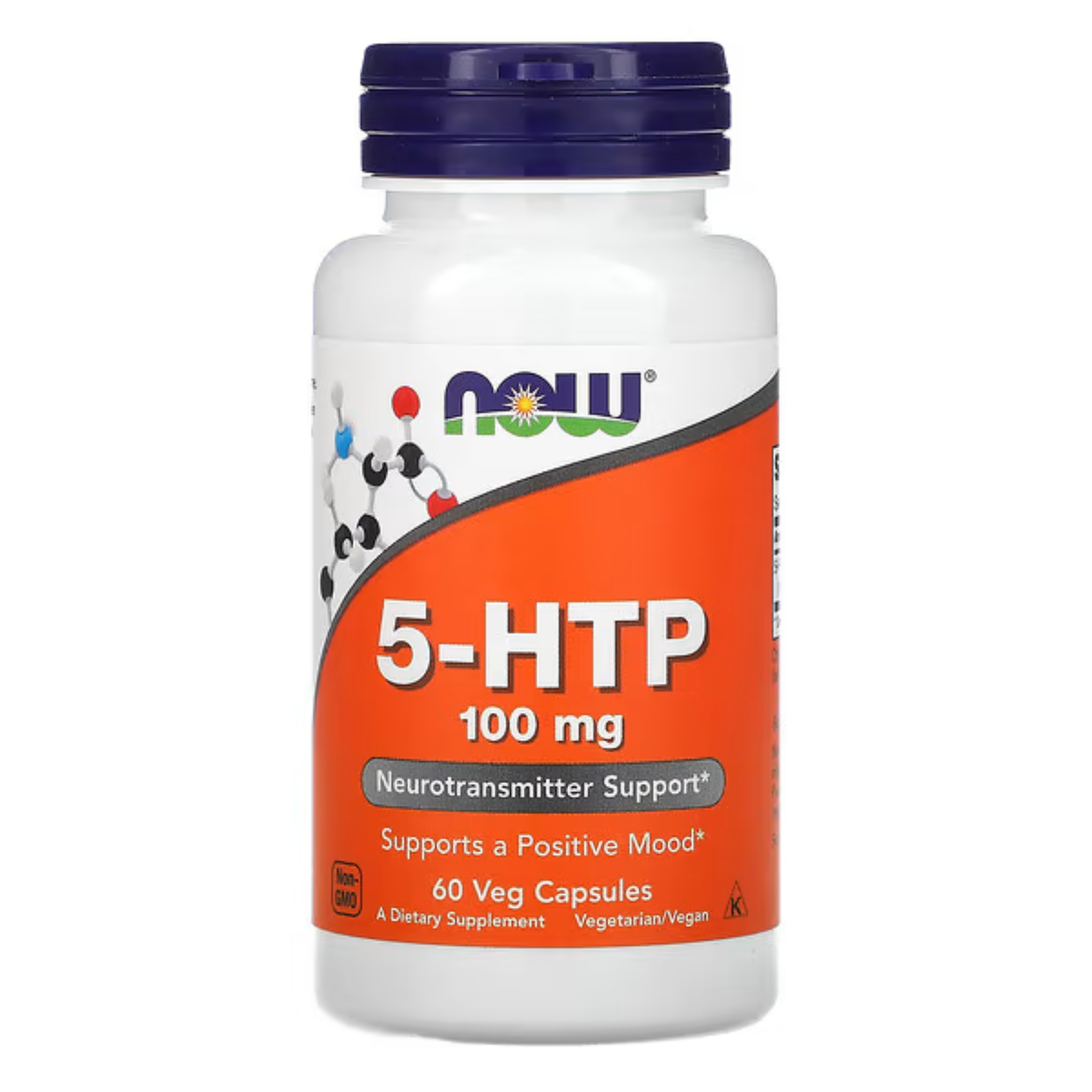 Now - 5-HTP 100 mg 60 Veg Capsules