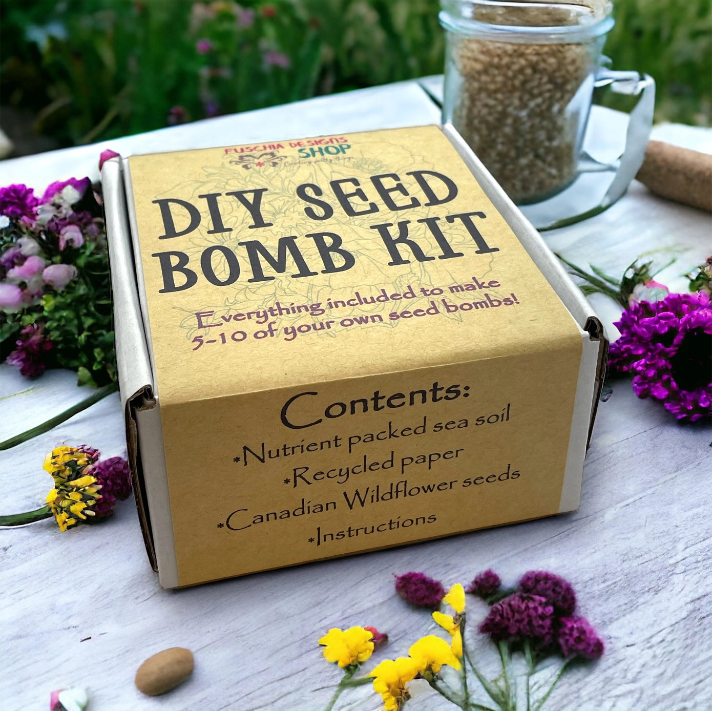 Fuschia Designs Shops - Seed Bombs DIY Craft Kits