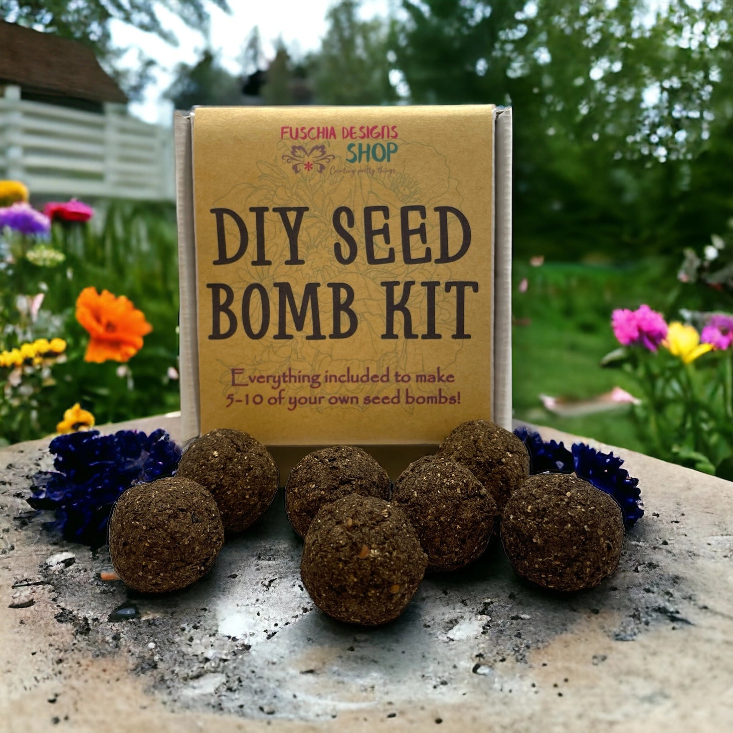 Fuschia Designs Shops - Seed Bombs DIY Craft Kits