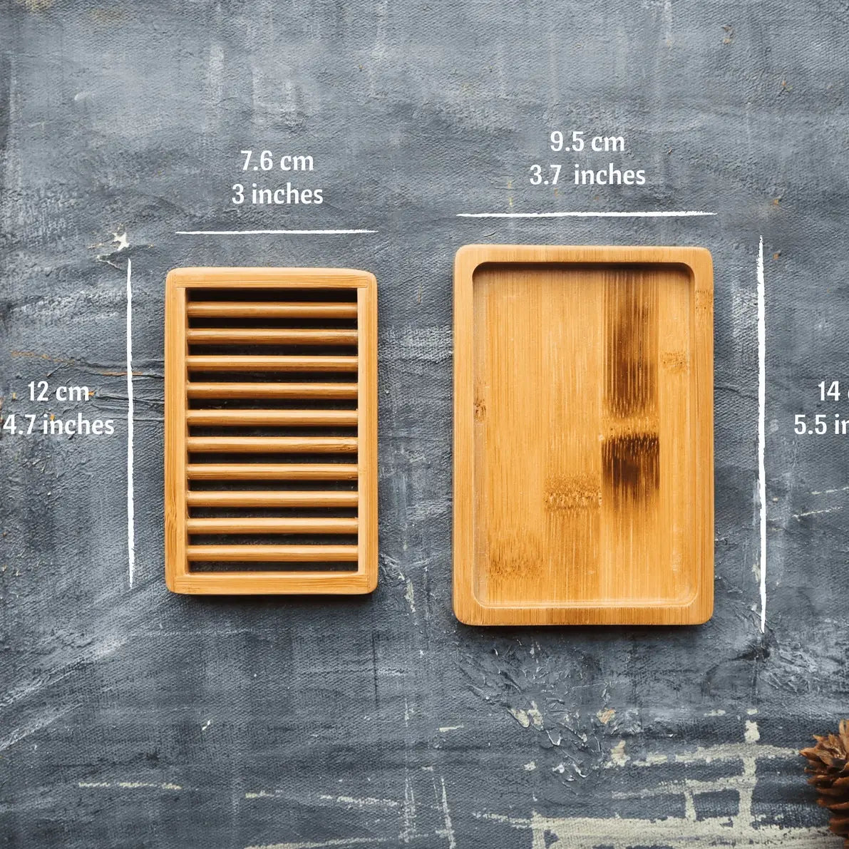 Plantish - Dual Layer Bamboo Soap Dish