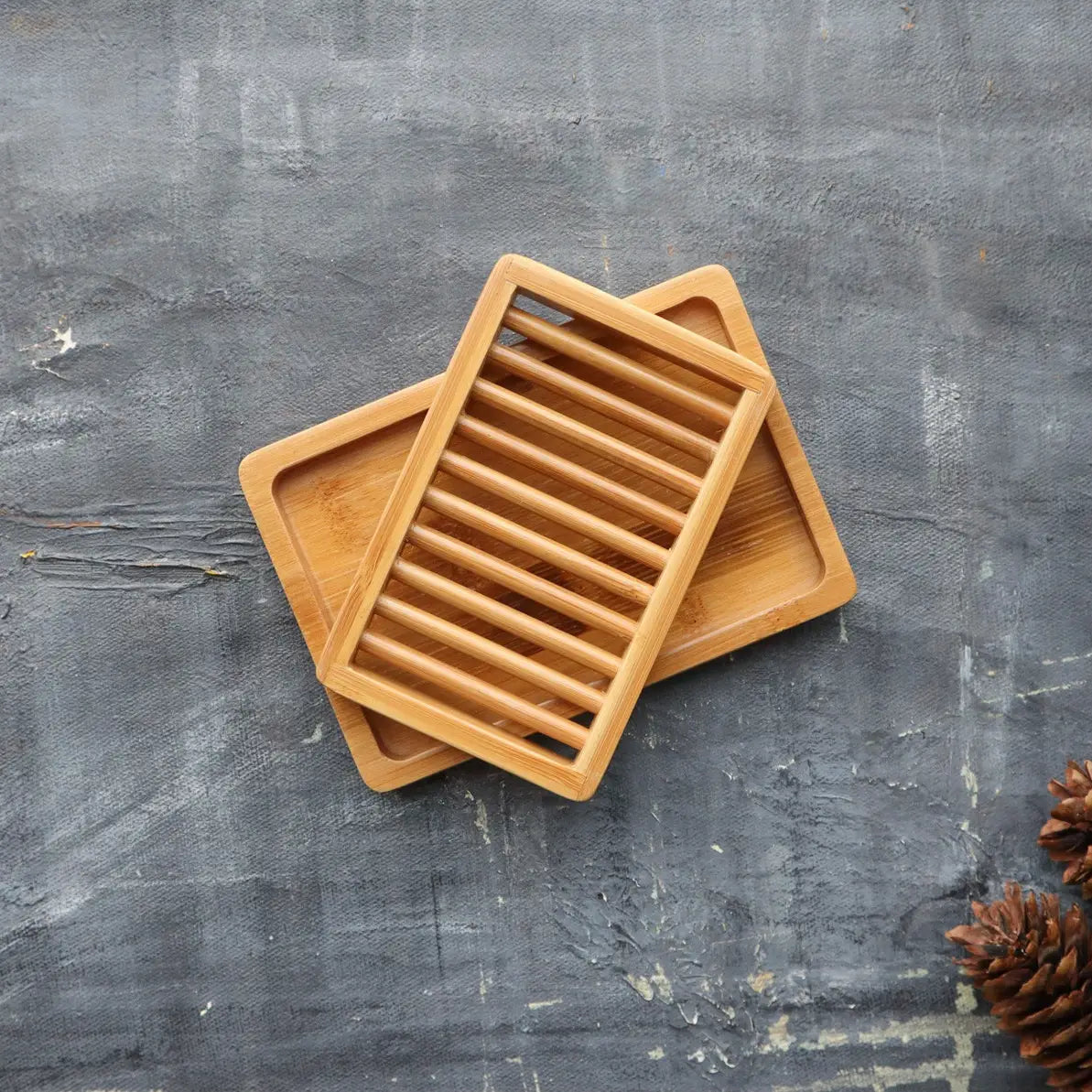 Plantish - Dual Layer Bamboo Soap Dish