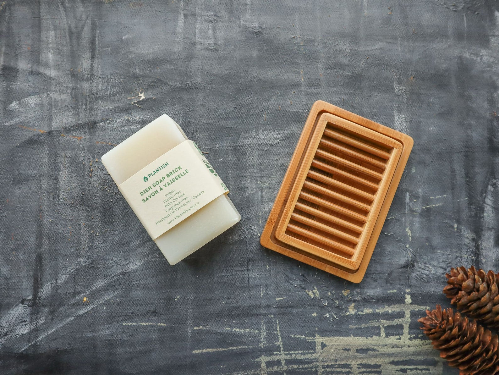 Plantish - Dual Layer Bamboo Soap Dish
