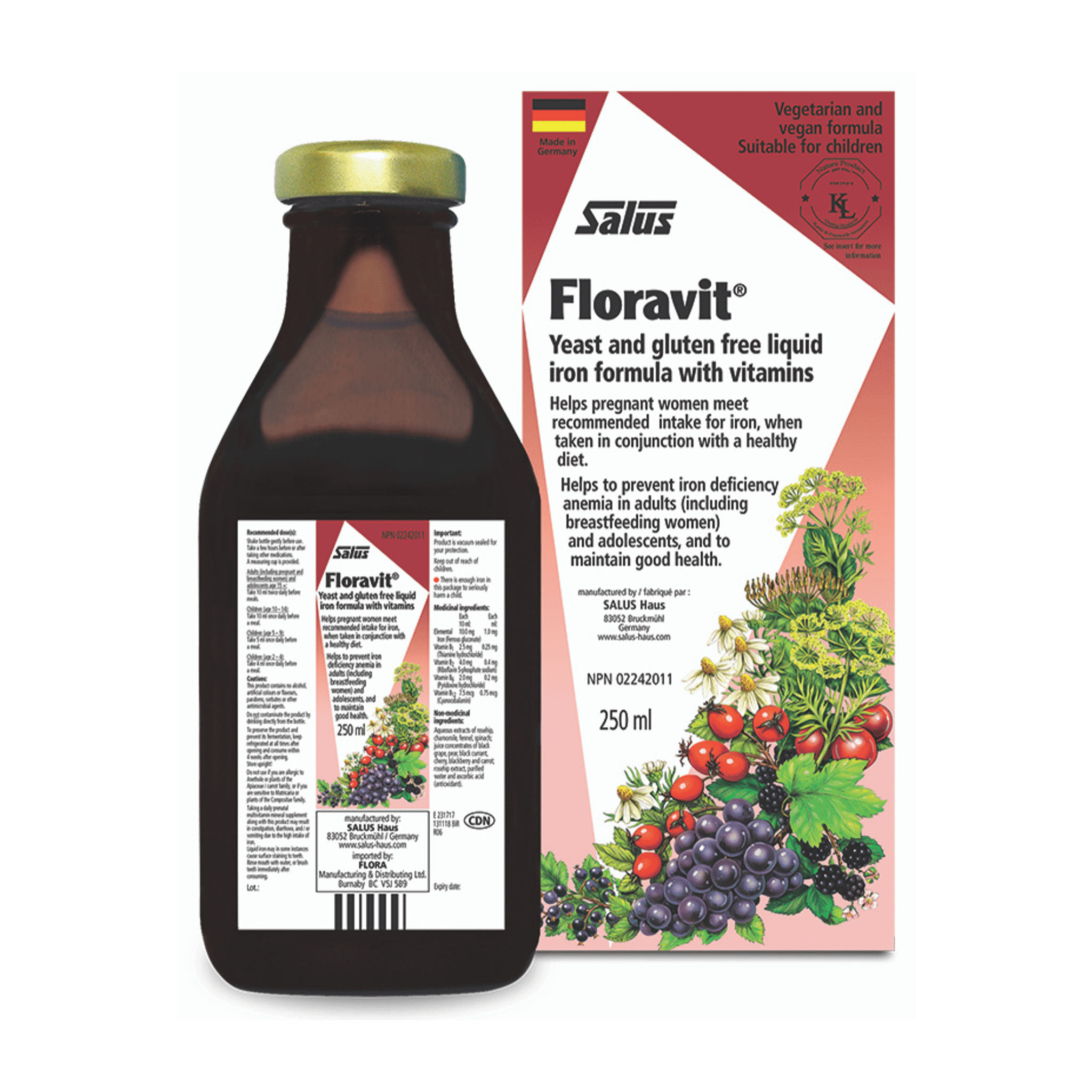 Salus - Floravit Liquid Iron Gluten Free