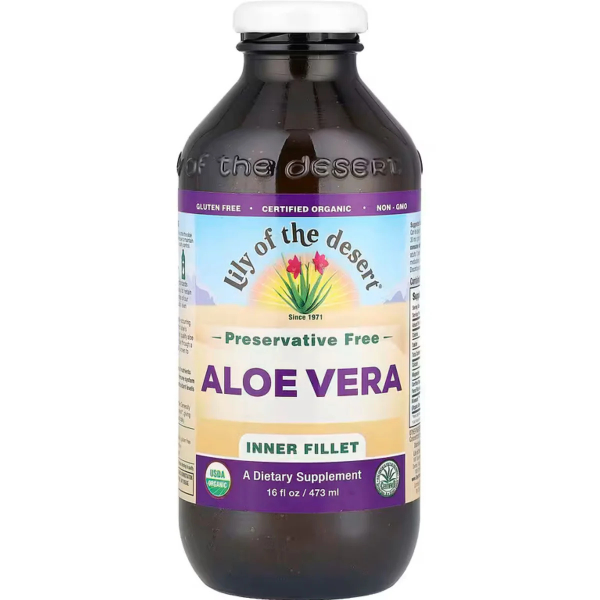 Lily Of The Desert - Organic Preservative Free Aloe Inner Filet Juice
