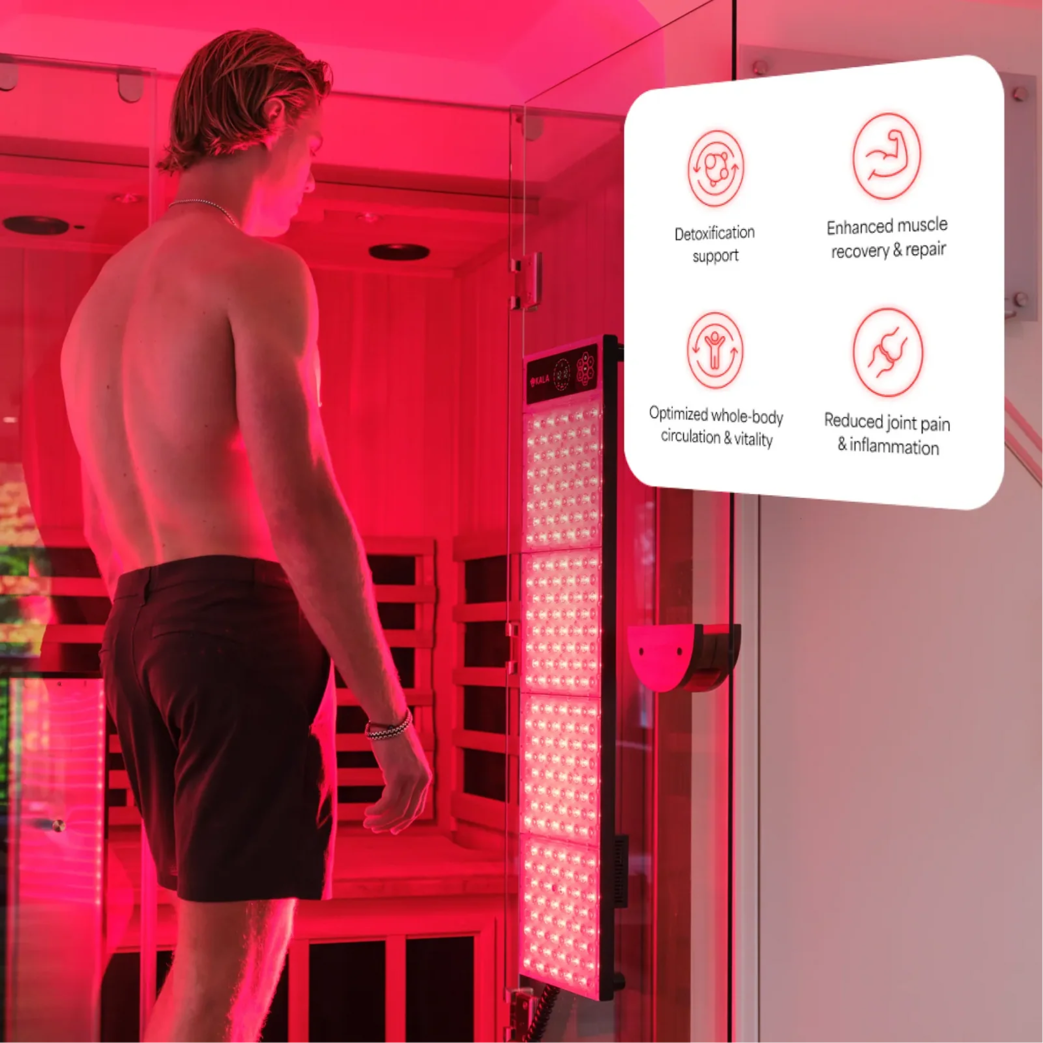 Kala Red Light - Sauna Panel