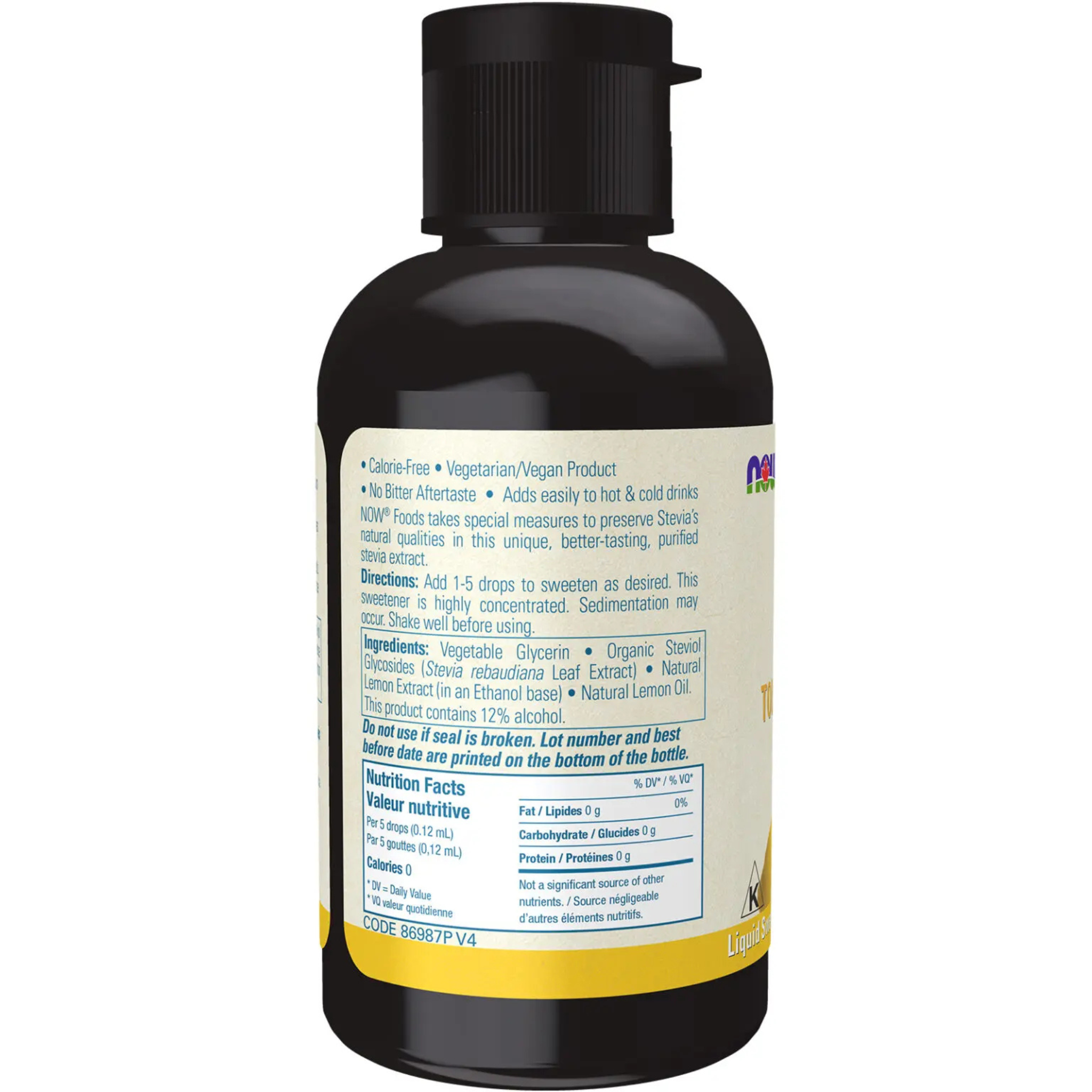 Now - Better Stevia Lemon Twist - 60ml