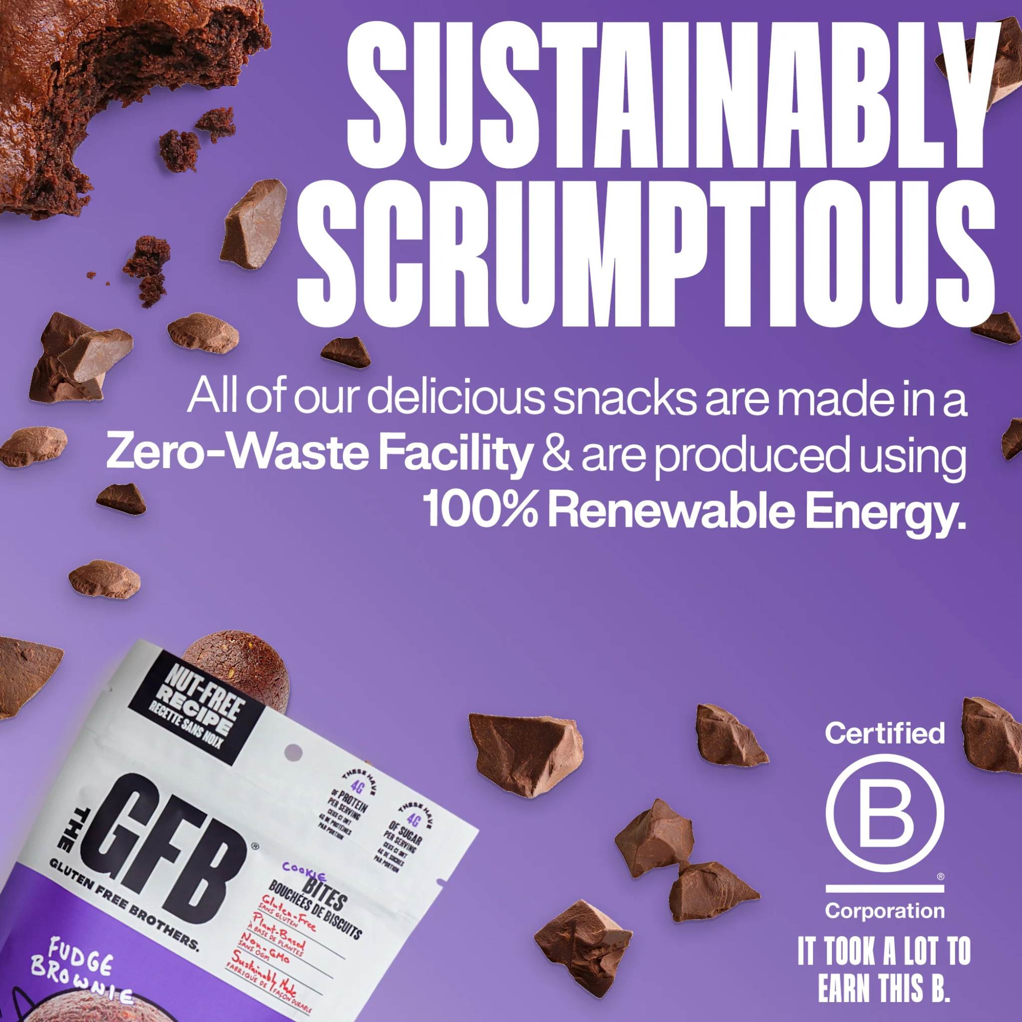 The Gluten Free Brothers - Fudge Brownie Bites - 113g