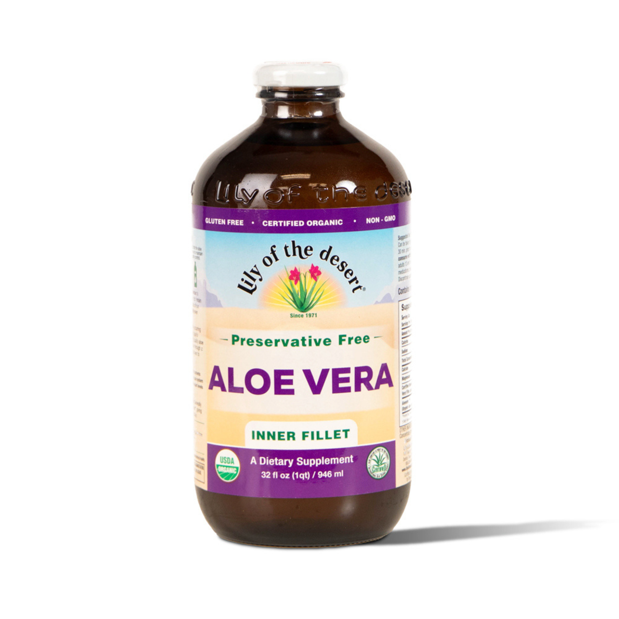 Lily Of The Desert - Organic Preservative Free Aloe Inner Filet Juice
