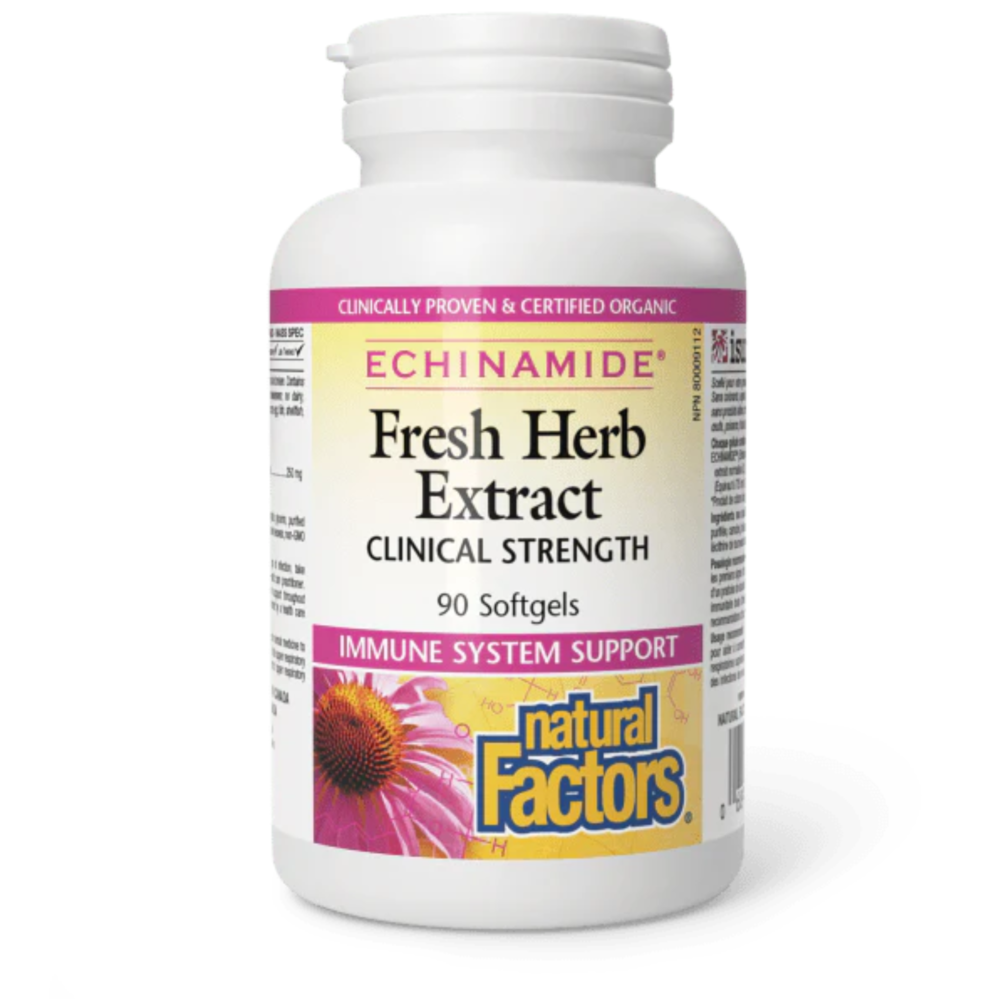 Natural Factors - Echinamide Fresh Herb Extract - 90 Softgels