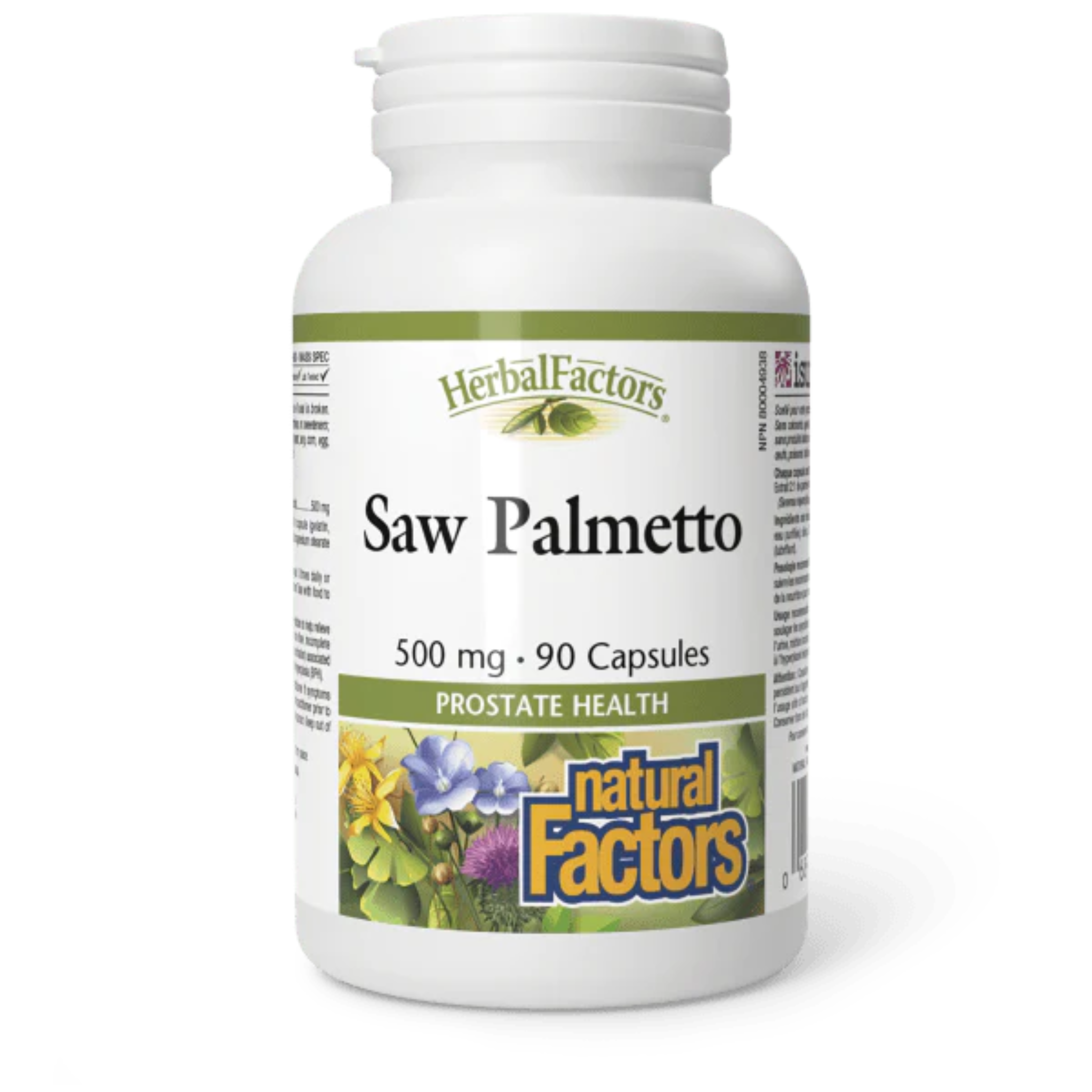 Natural Factors - Saw Palmetto - 500mg 90 Capsules